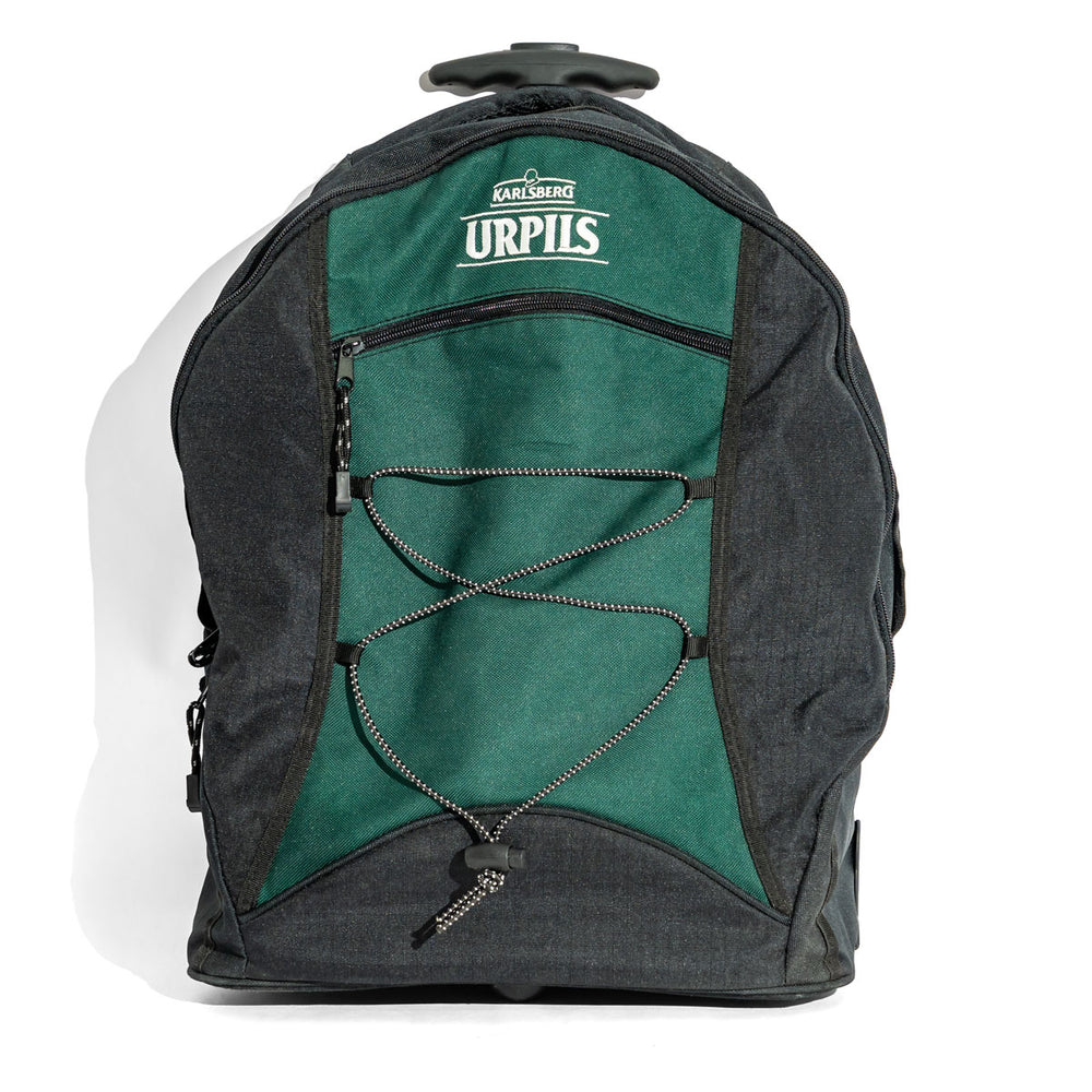 Karlsberg Urpils Beer Outdoor Backpack Travel Bag Black/Green