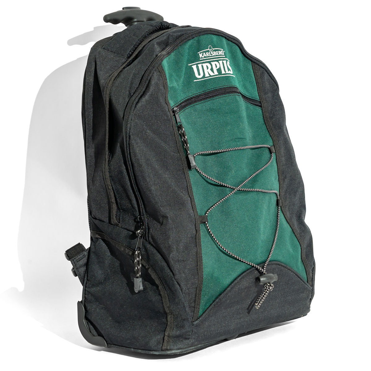 Karlsberg Urpils Beer Outdoor Backpack Travel Bag Black/Green – View 2
