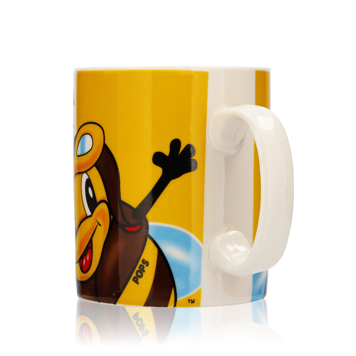 Kellogg's Honey Pops Milk Mug 0.33 l Muesli Glass Cup "Honey Pops" Bee – View 2