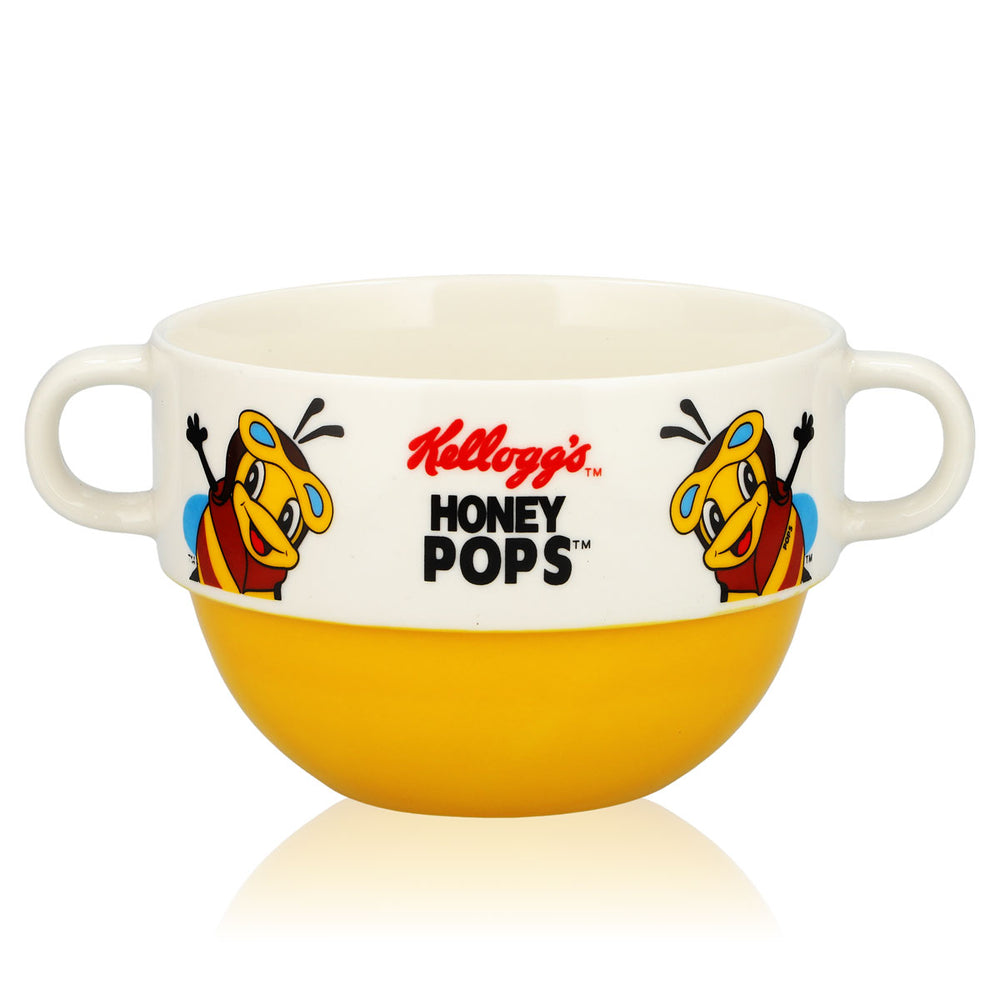Kellogg's Honey Pop Bee Cereal Jar, 0.65 L, Ceramic Cup
