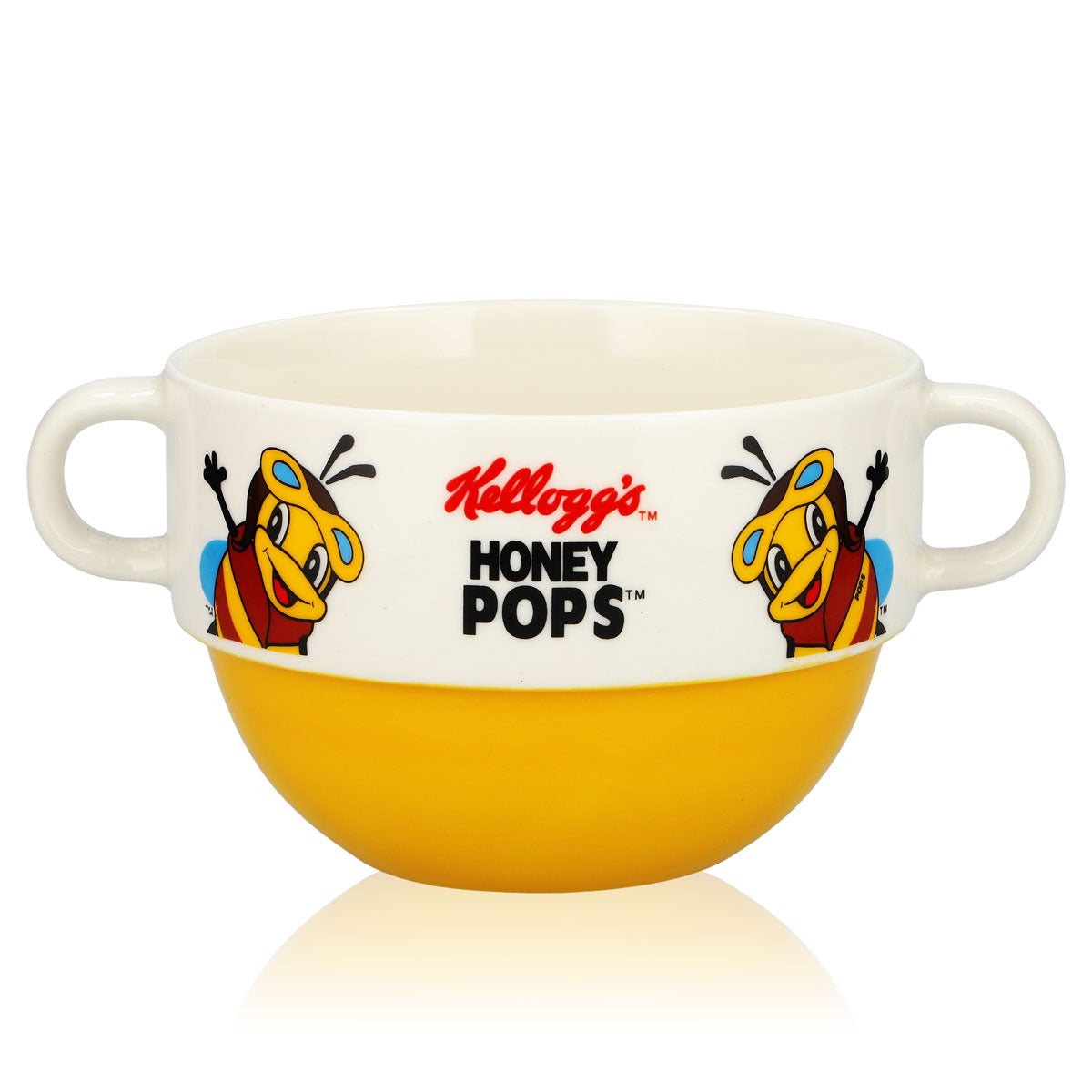Kellogg's Honey Pop Bee Cereal Jar, 0.65 L, Ceramic Cup