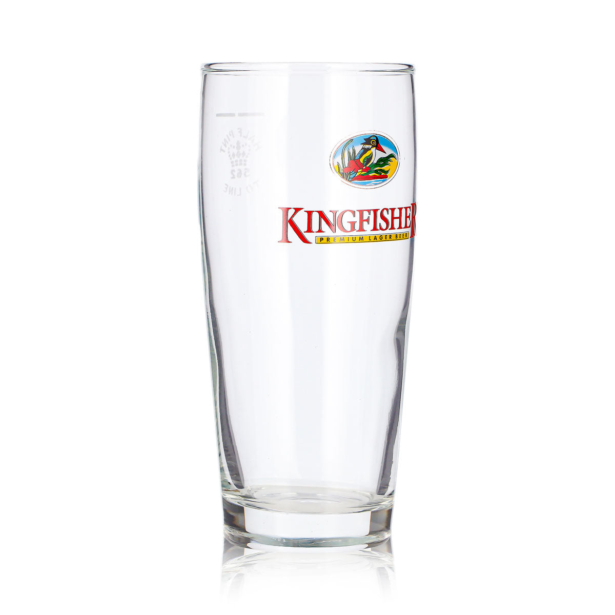 Kingfisher Beer Glass, 0.33 L, Mug with Bird Design – View 3
