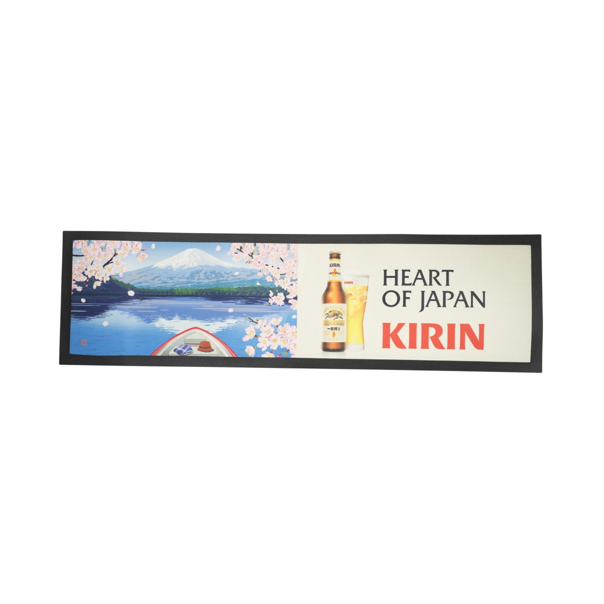 Kirin Ichiban Beer Bar Mat Rubber Glass Coaster Mat Runner Gastro Bar