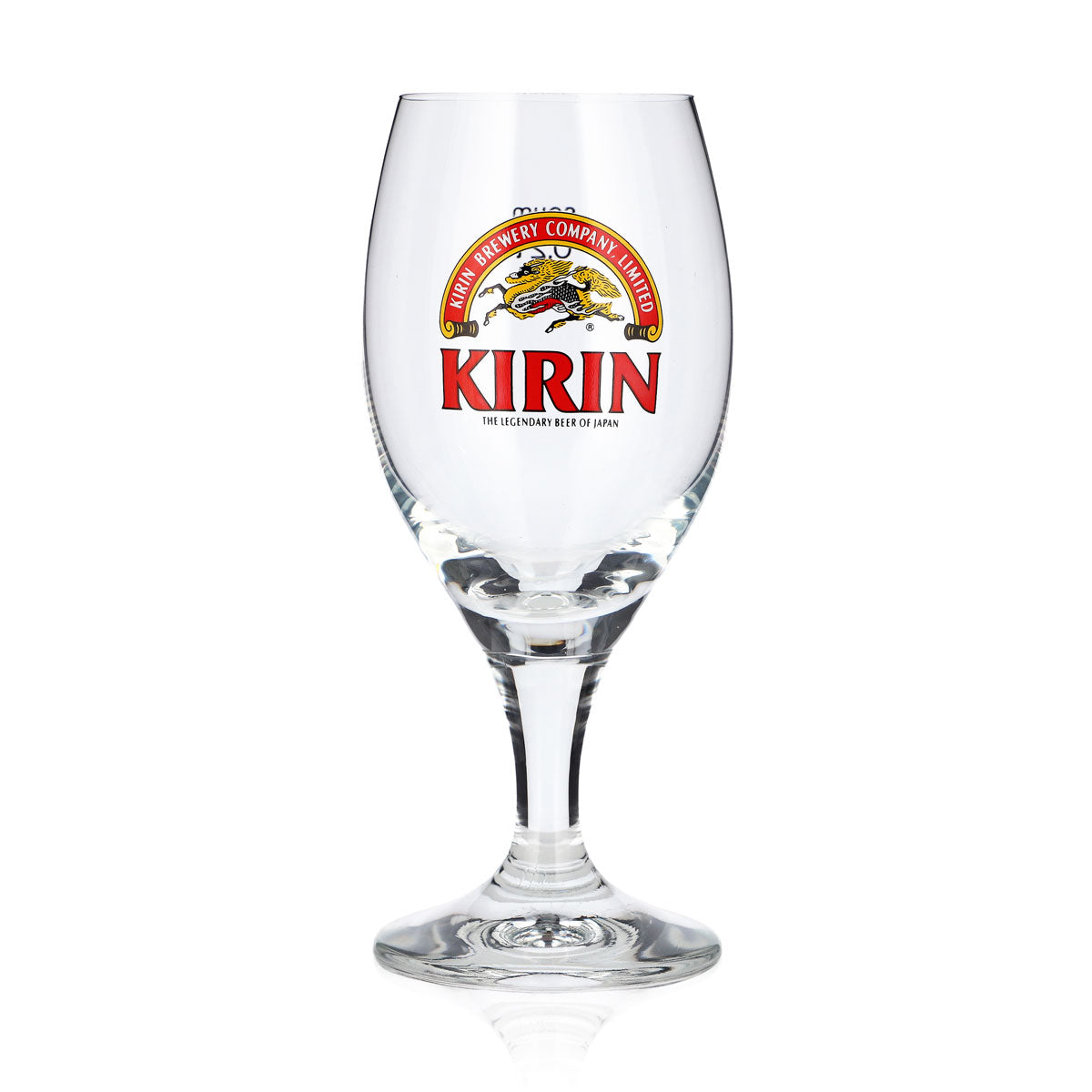 Kirin Ichiban Beer Glass, 0.2 L, Goblet, Red Logo, Sahm Bologna