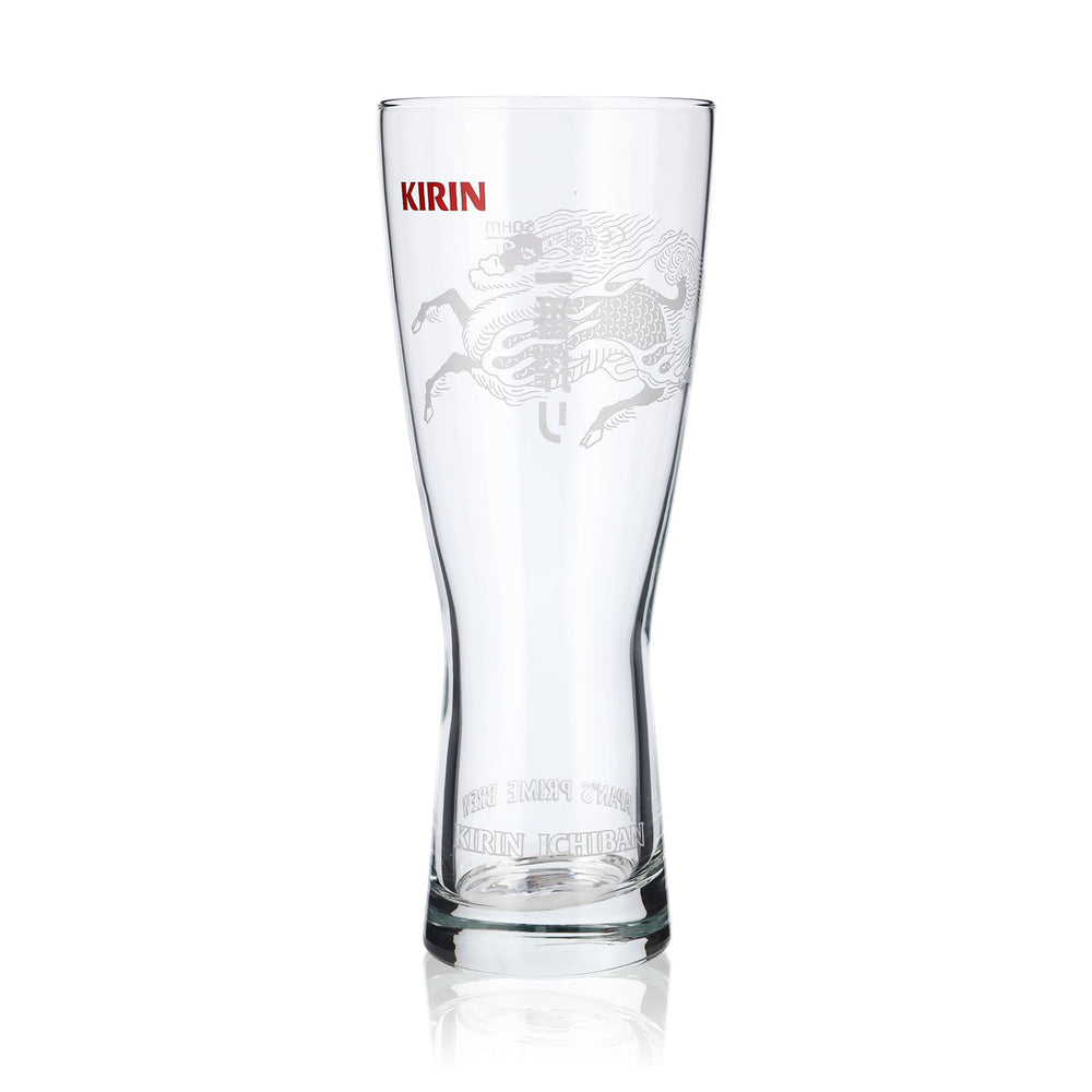 Kirin Ichiban Beer Glass 0.5l Goblet Beer Glasses Beer Glass Red Logo
