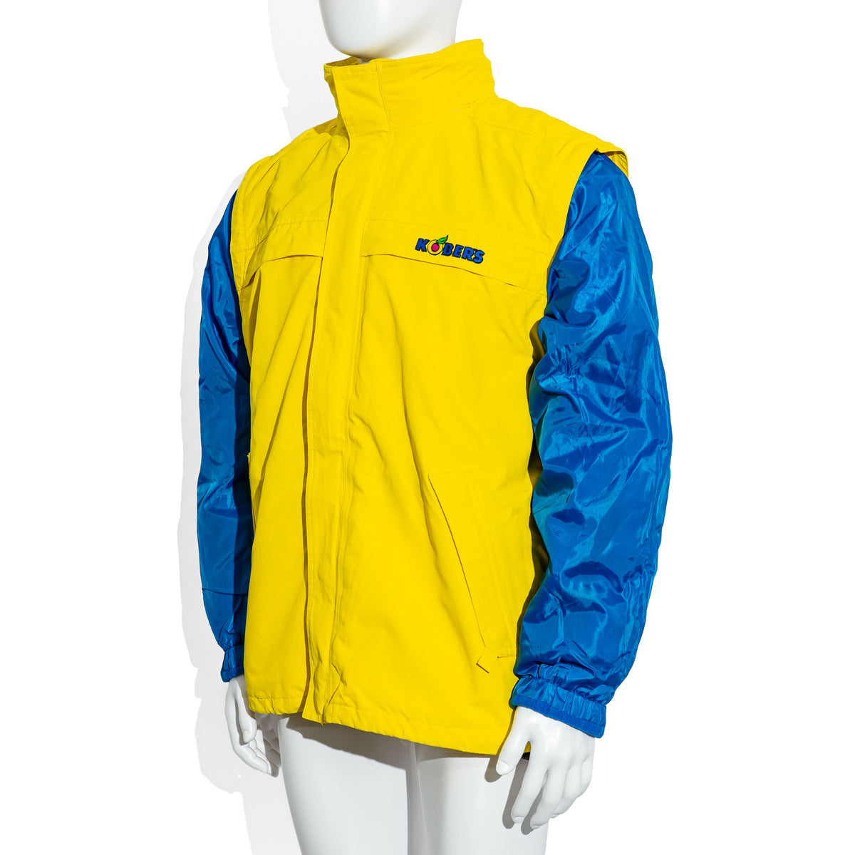 Kobers Likör Glass Winter Jacket, Size S, Yellow/Blue, with Removable Liner Jacket – View 5