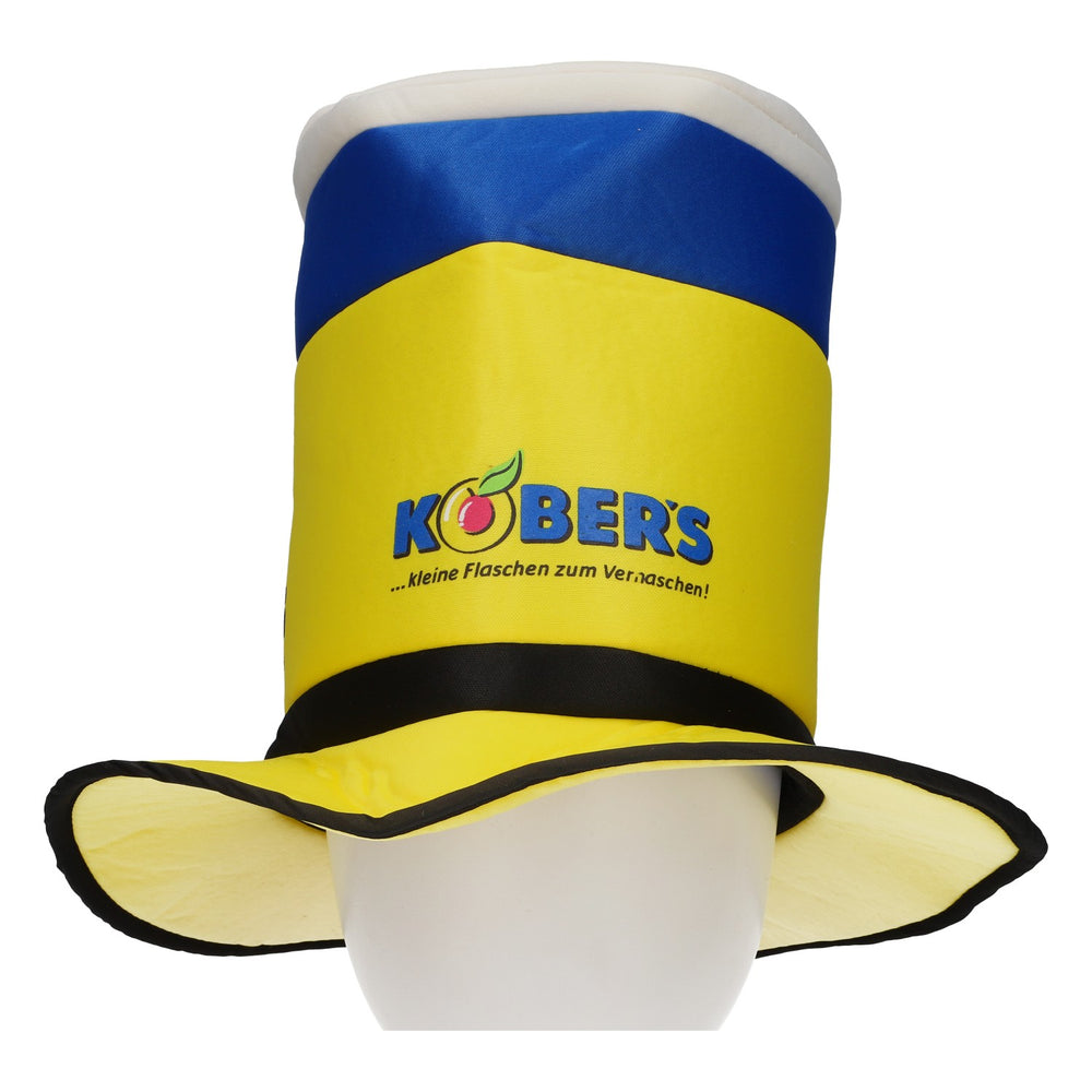 Kobers "Hut" Liqueur: "Eat Me!" Yellow/Blue/White
