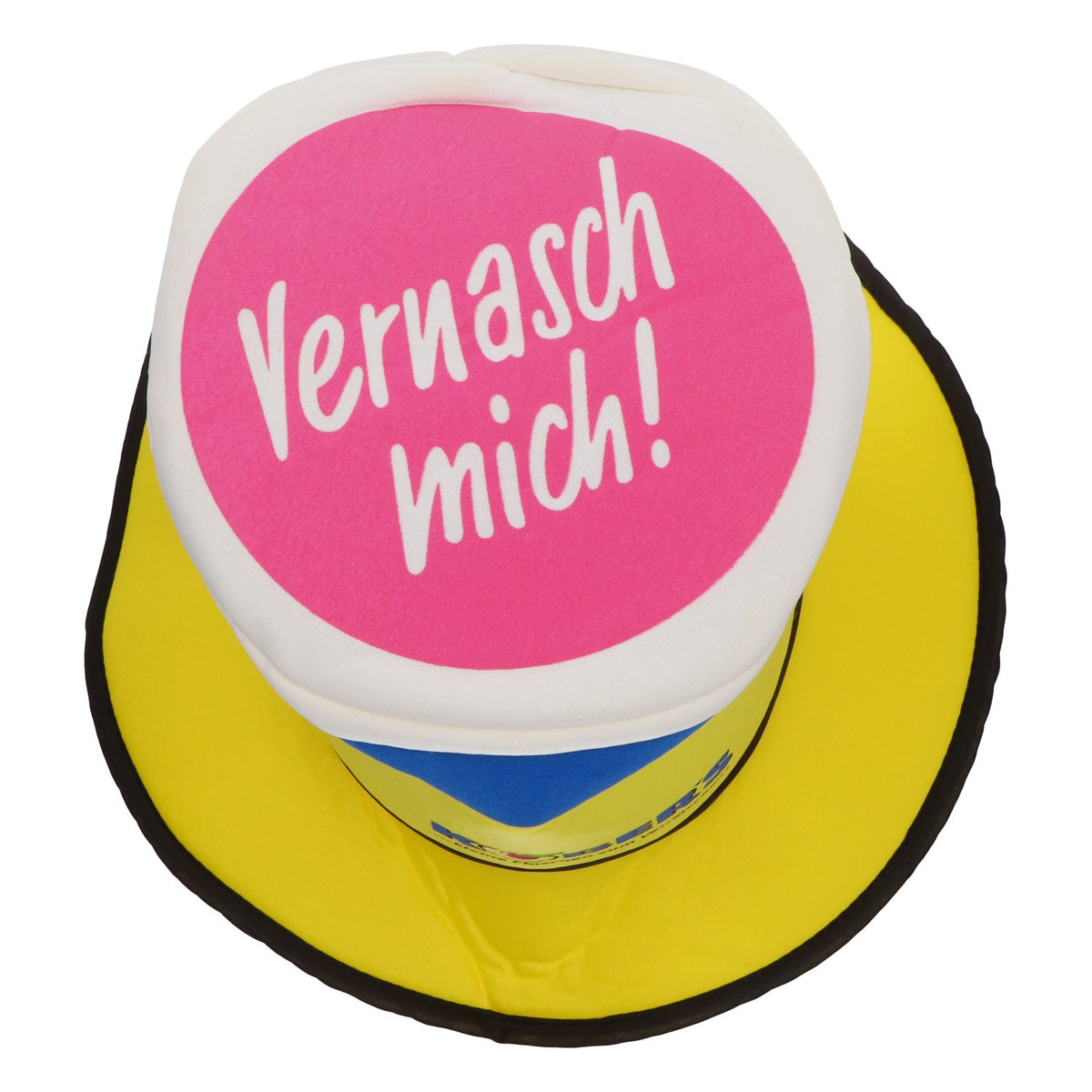 Kobers "Hut" Liqueur: "Eat Me!" Yellow/Blue/White – View 4
