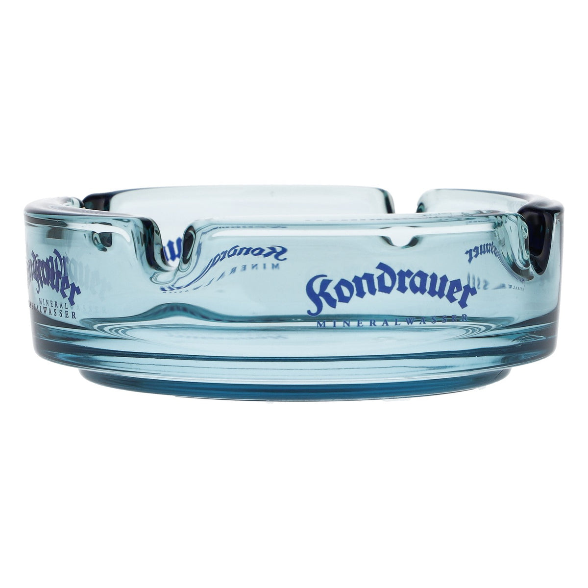 Kondrauer Water Ashtray, Light Blue Glass, Bar, Retro Design – View 3