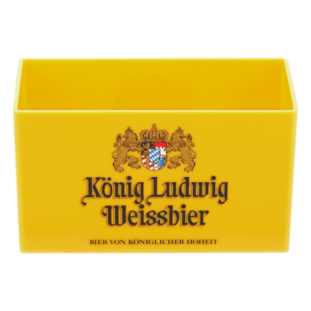 King Ludwig beer coaster holder for approx. 30 beer coasters, yellow – View 2