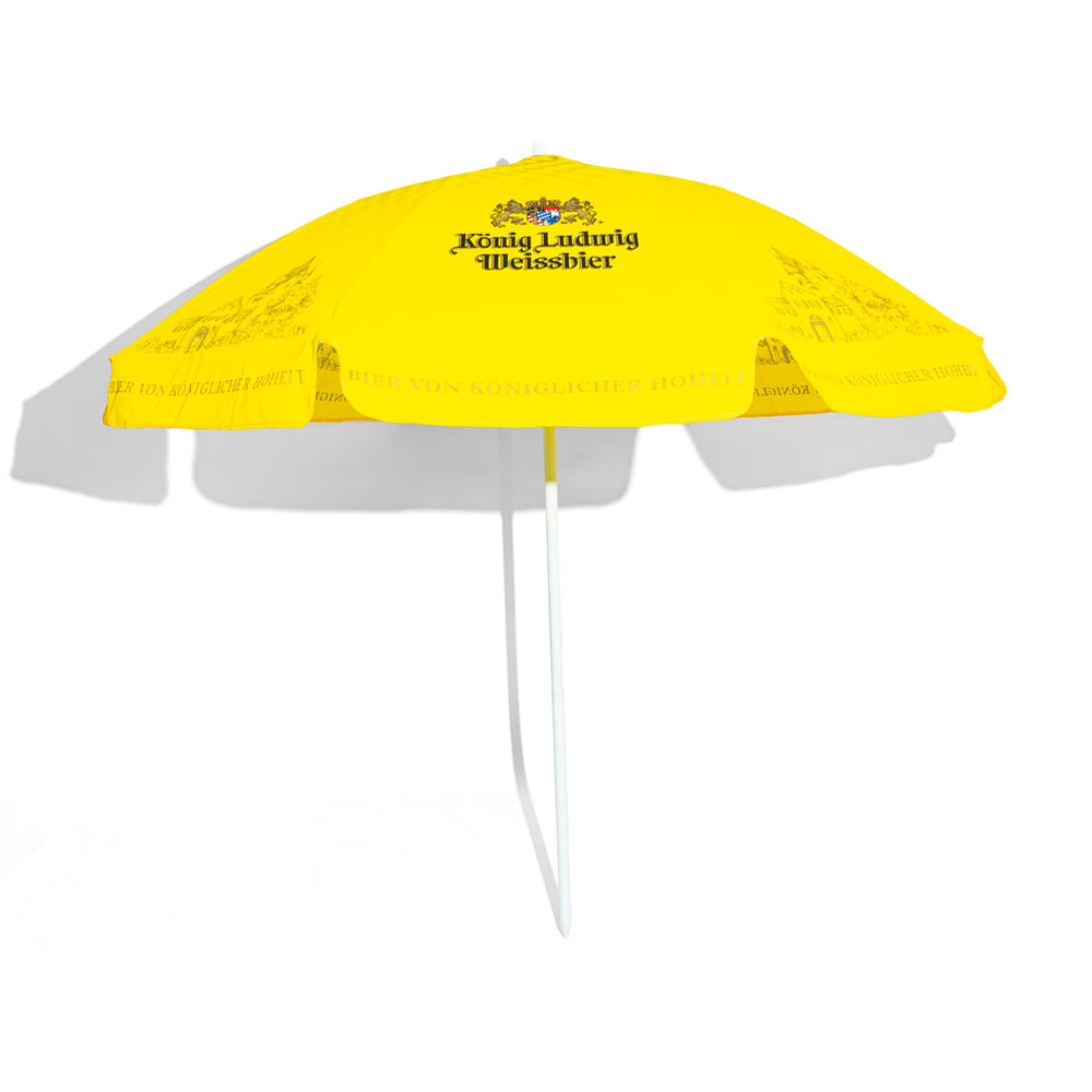 King Ludwig Beer Parasol Sunshade Yellow Version Foldable