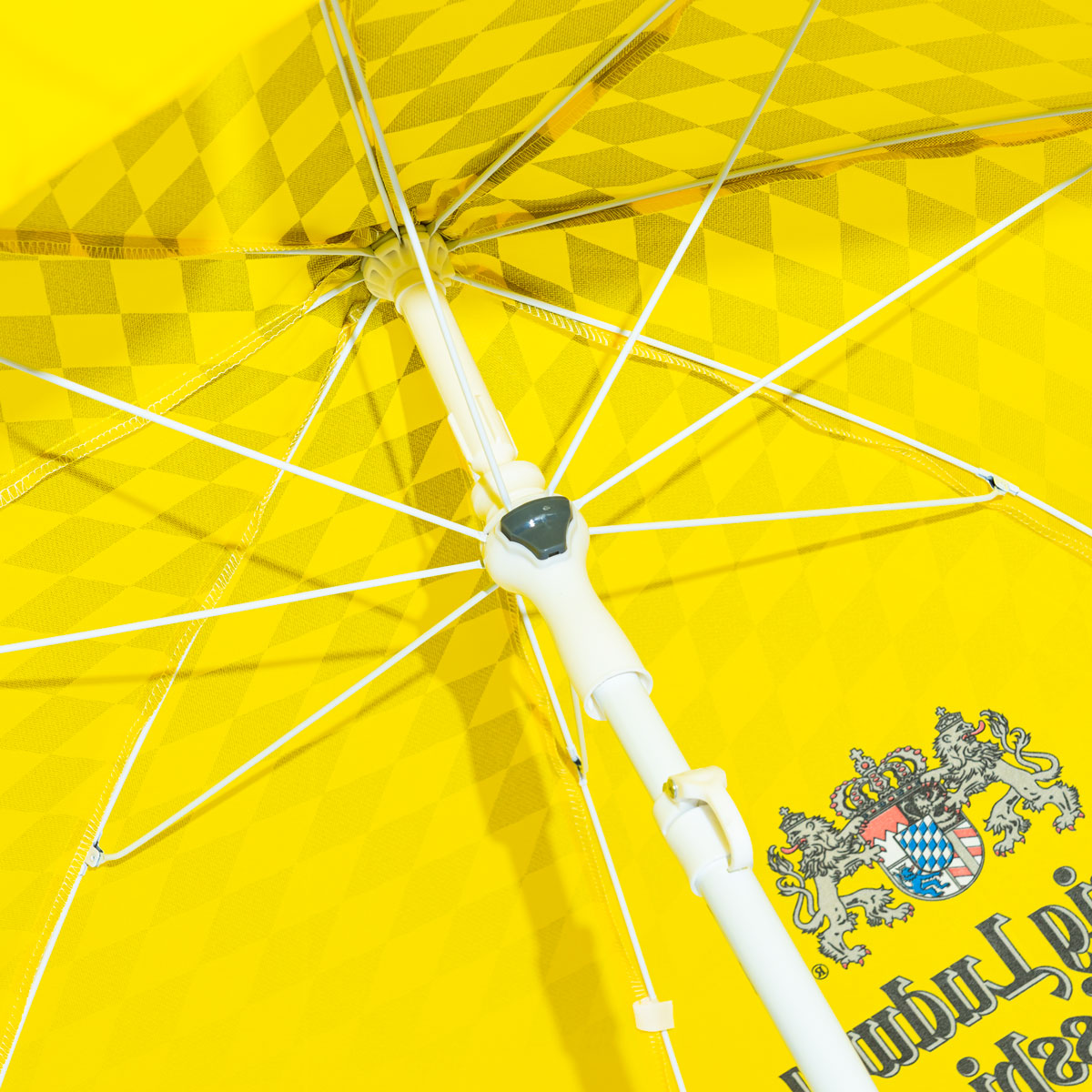 King Ludwig Beer Parasol Sunshade Yellow Version Foldable – View 5