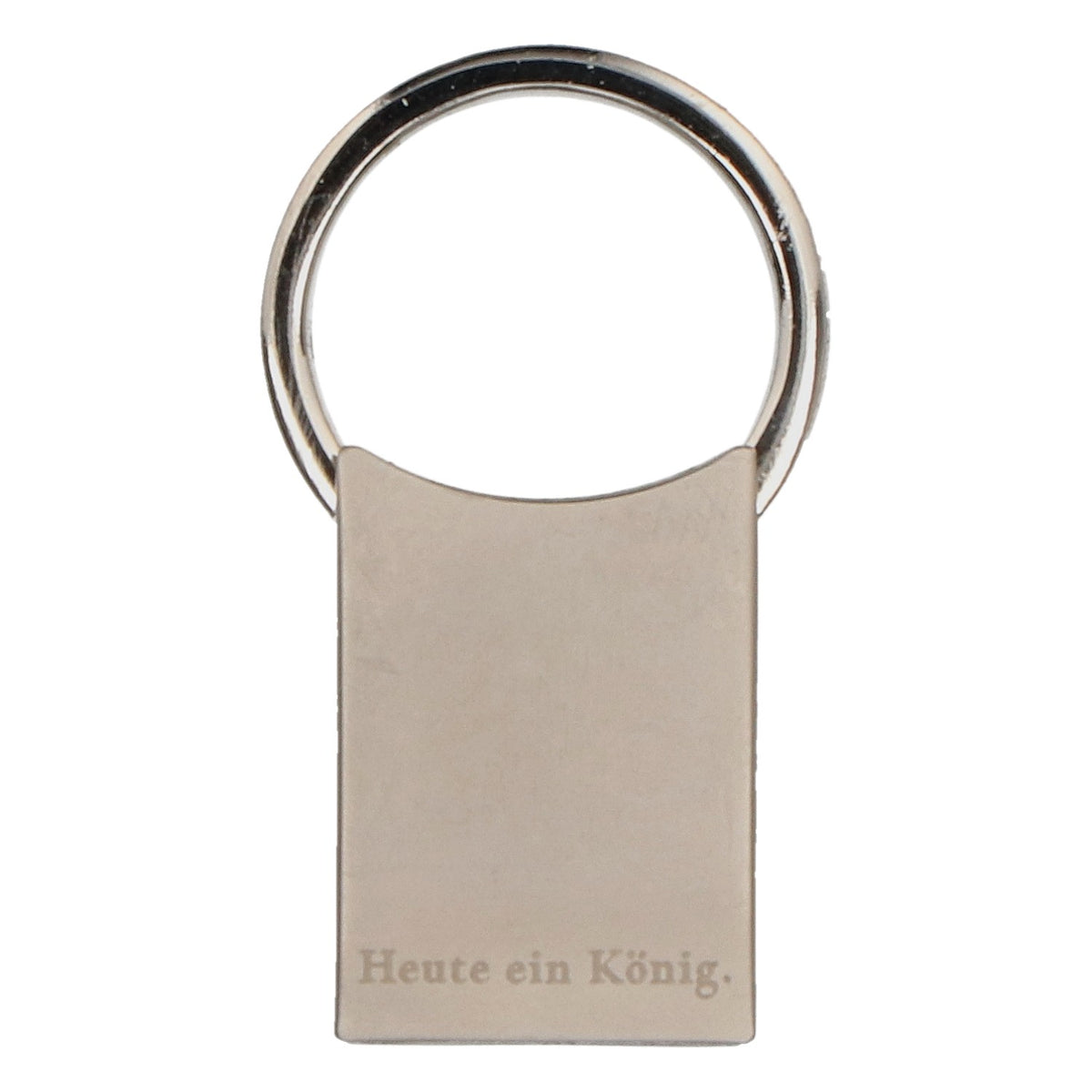 König Pilsener Beer Keychain, Retractable, All-Metal, Silver – View 3