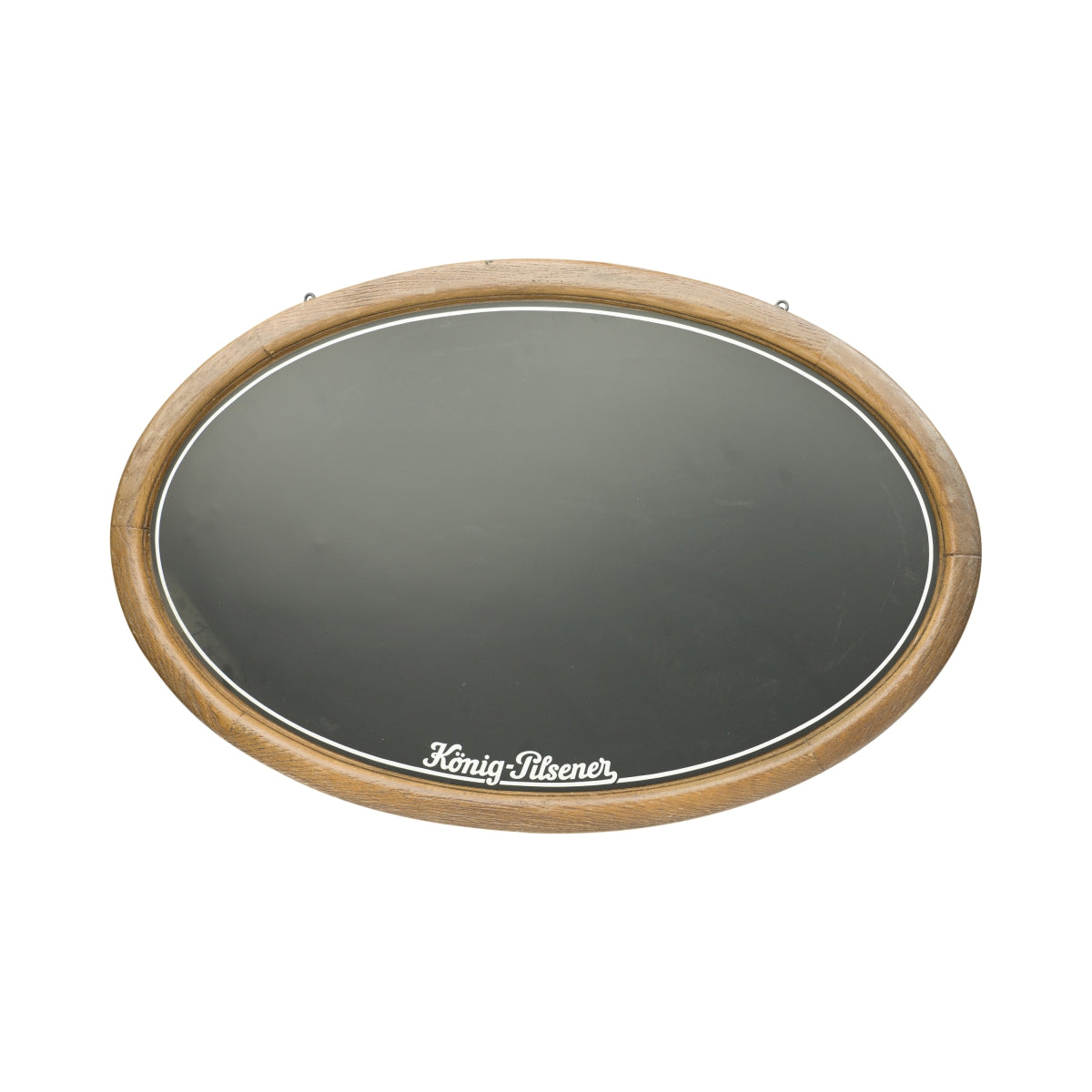 King Pilsener Beer Oval 75x48cm Wood Look Chalk Writing Board Wall Sign