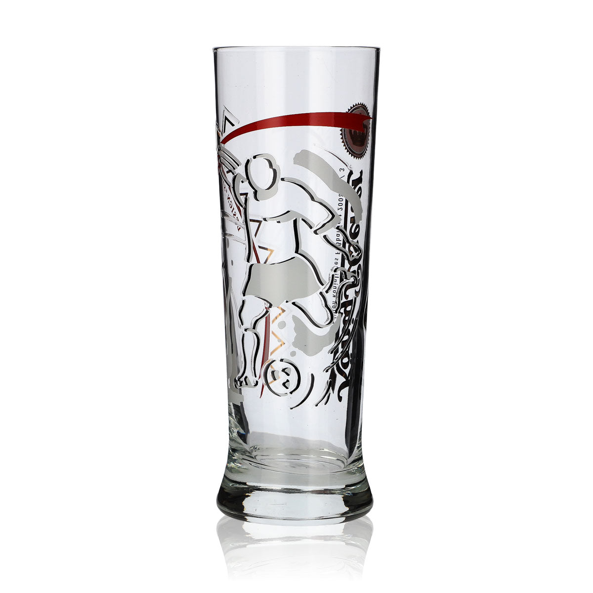 King Pilsener Glass Soccer Edition 2008 "Sturm" Beer Glasses Bar Cup – View 3