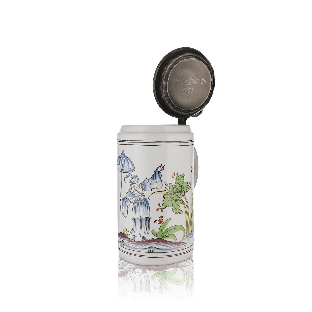 König Pilsener Glass Annual Edition Ceramic Beer Mug 1992 Collectors' Item – View 6