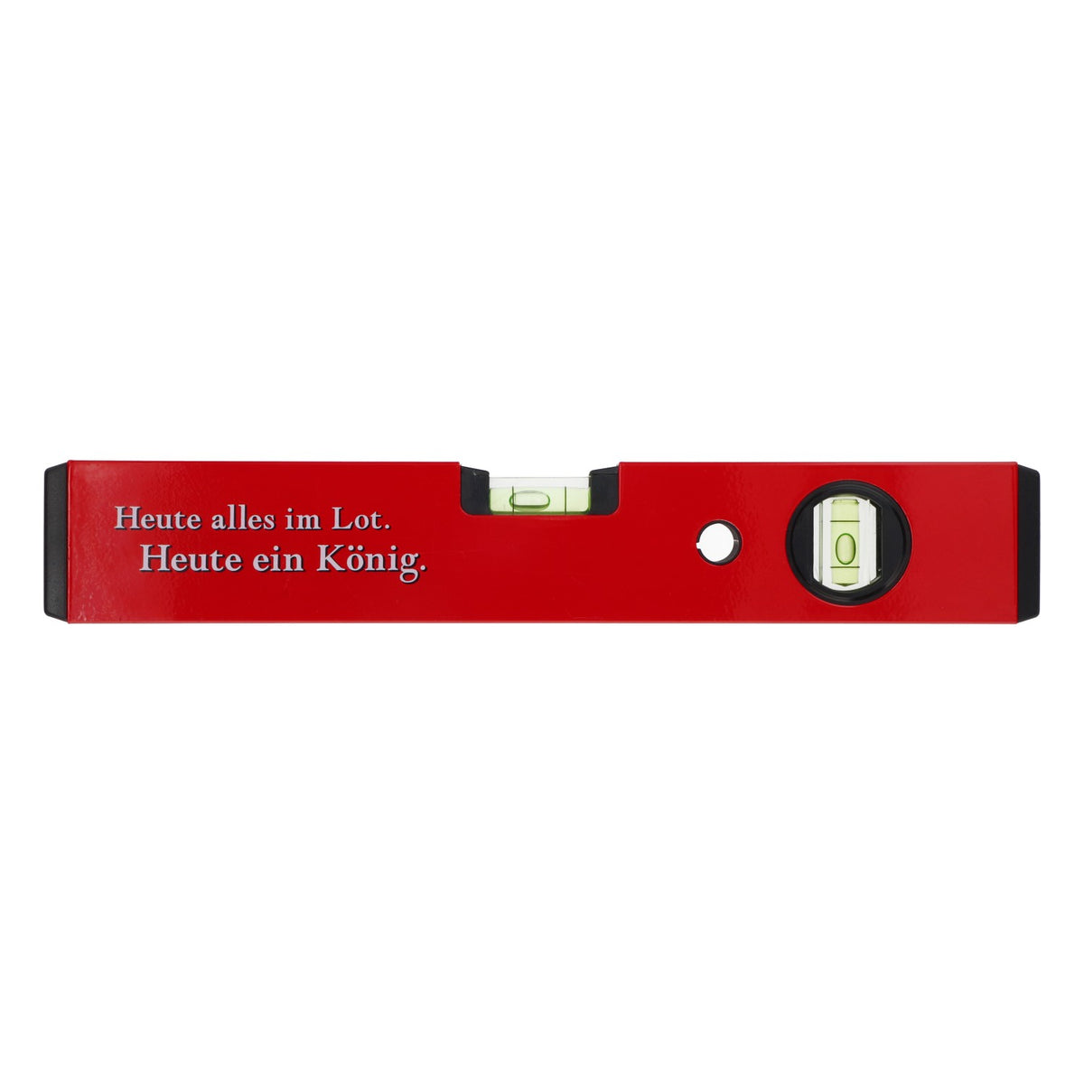 König Pilsener Spirit Level, Red Metal, 30 cm, Beer, Home Bar Decor, Tool, New