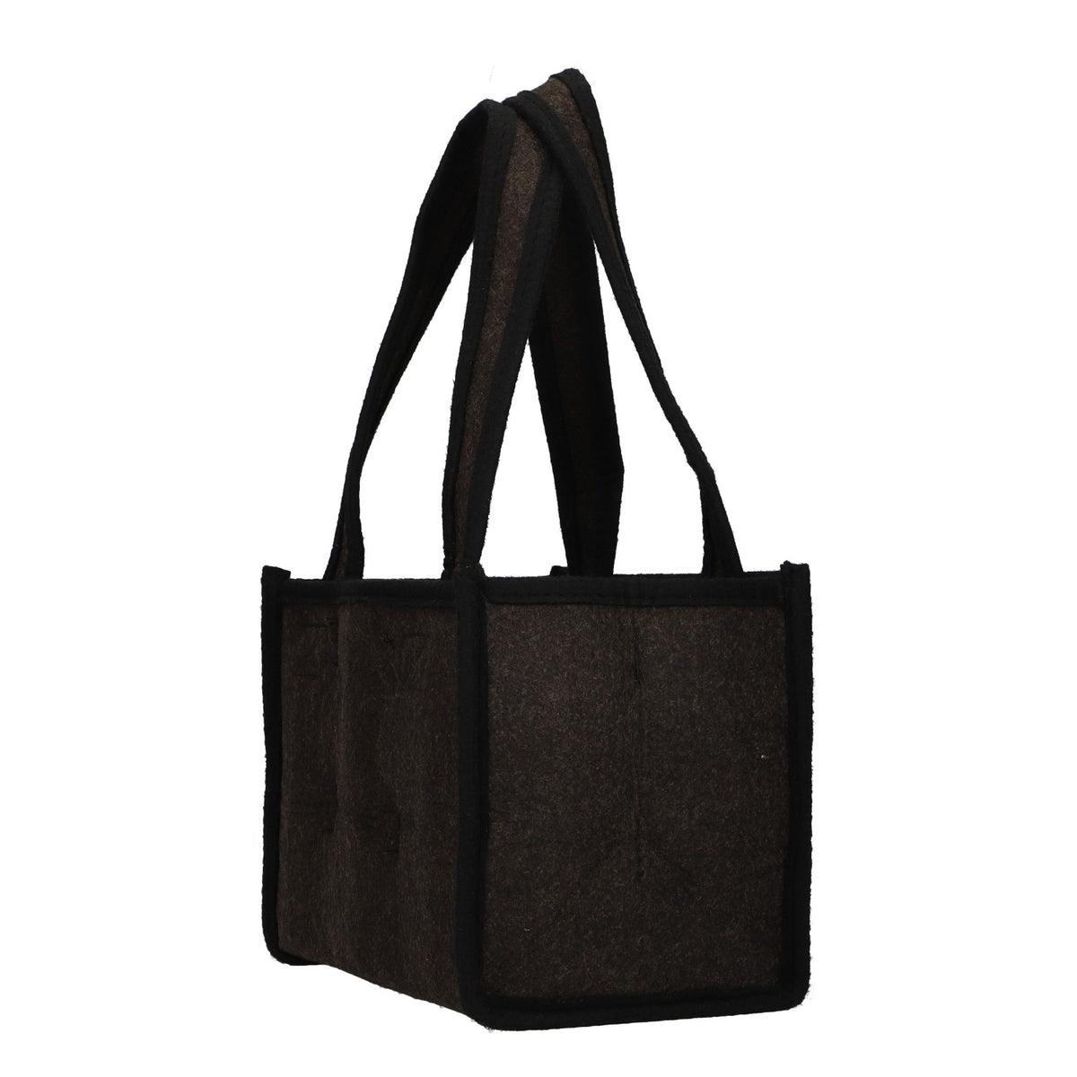 Köstritzer Beer Bottle Carrier, Six-Pack Beer Bag, Felt, 6-Bottle Carrier, Gray – View 3
