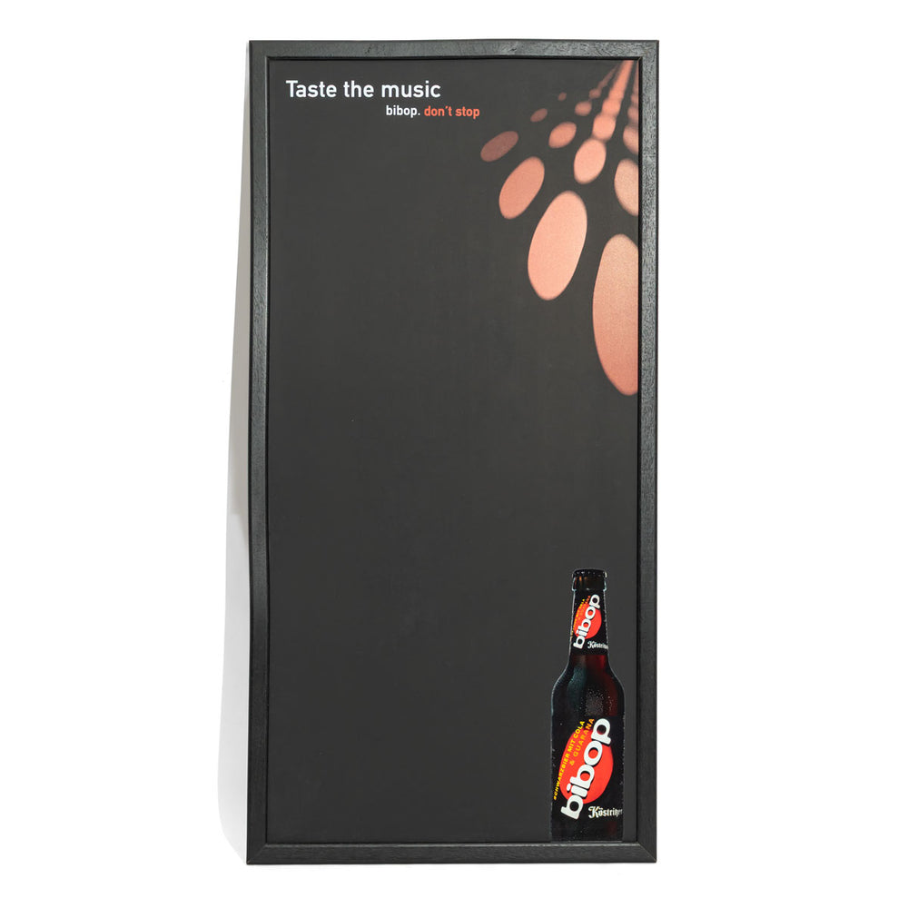 Köstritzer Beer Chalkboard Bibop 80x40 cm Writing Board Wooden Frame Used