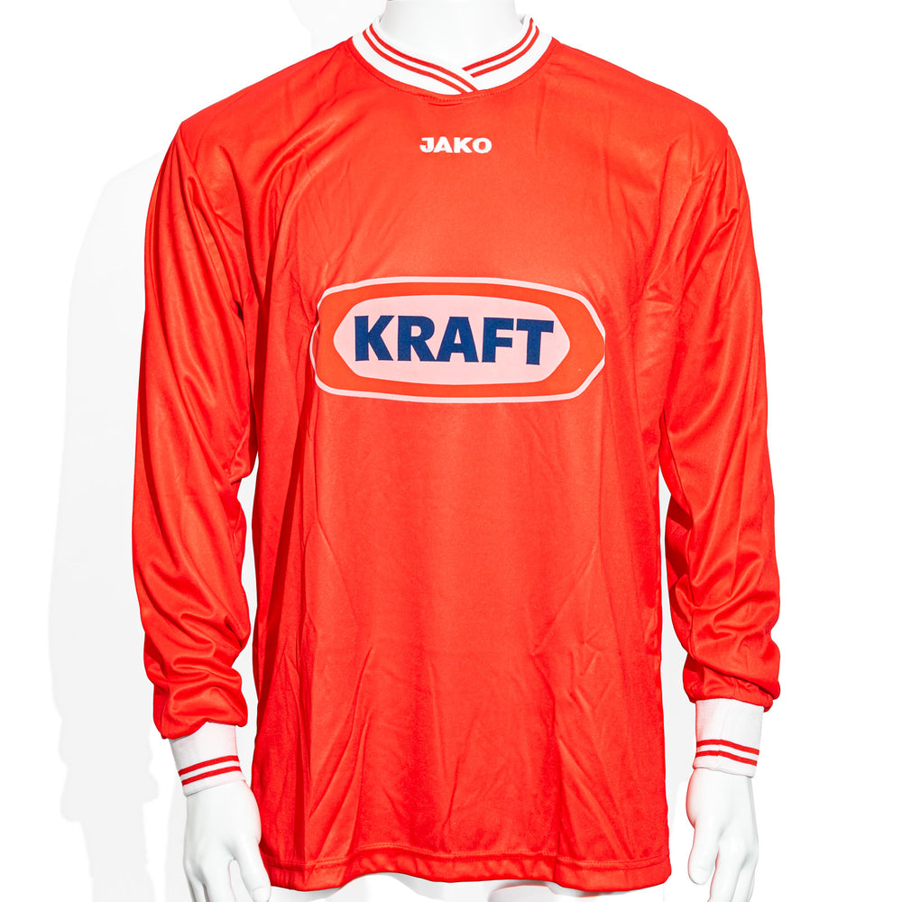 Kraft Jako T-Shirt Jersey, Long-Sleeve, Size XXL, Back Number 15, Red