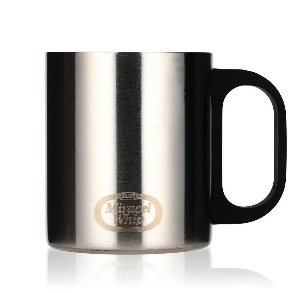 Kraft Foods 0.3-liter Glass "Miracle Whip" Collector's Cup, Stainless Steel Mug