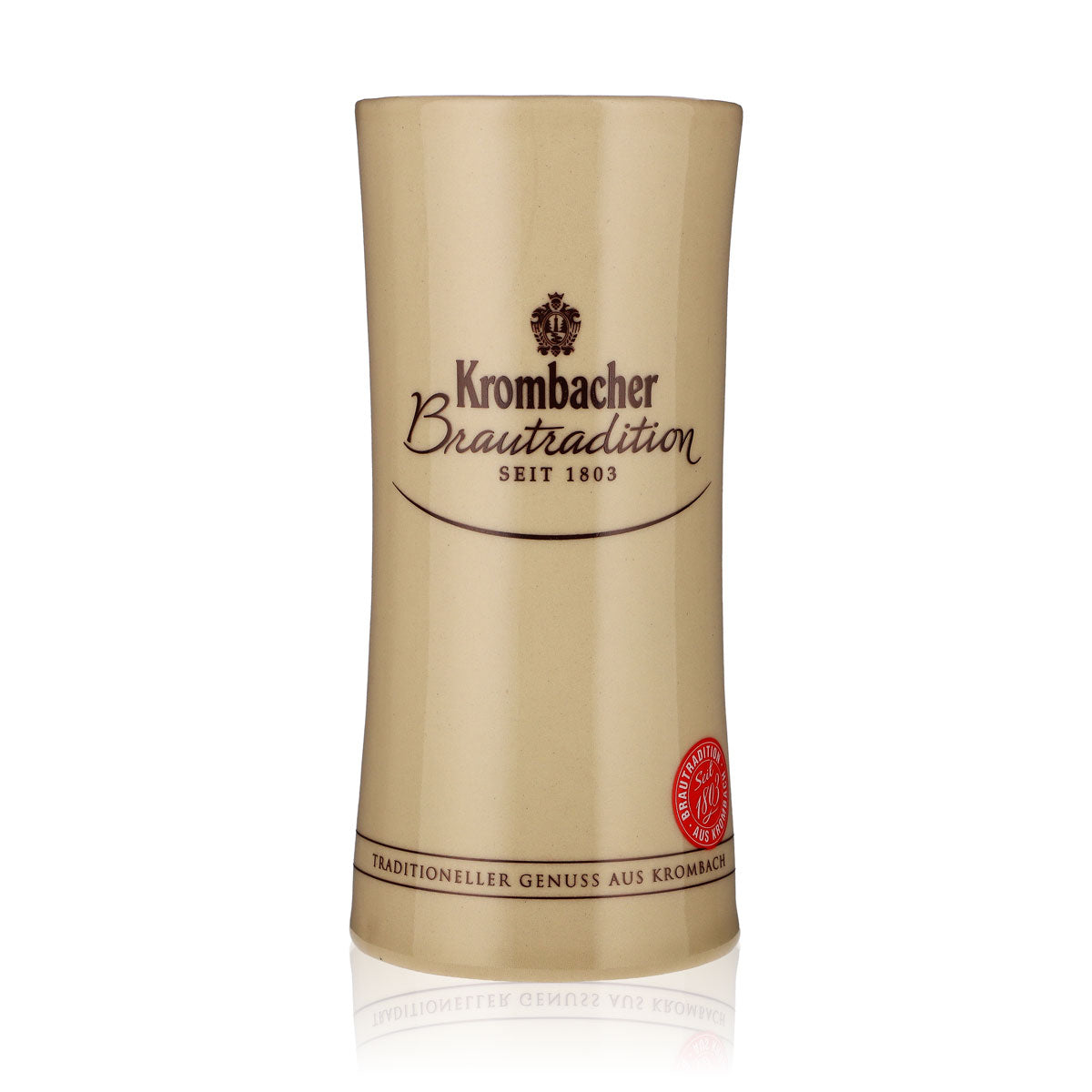 Krombacher Beer Glass 0.3l Collectible Mug Clay Brewing tradition since 1803