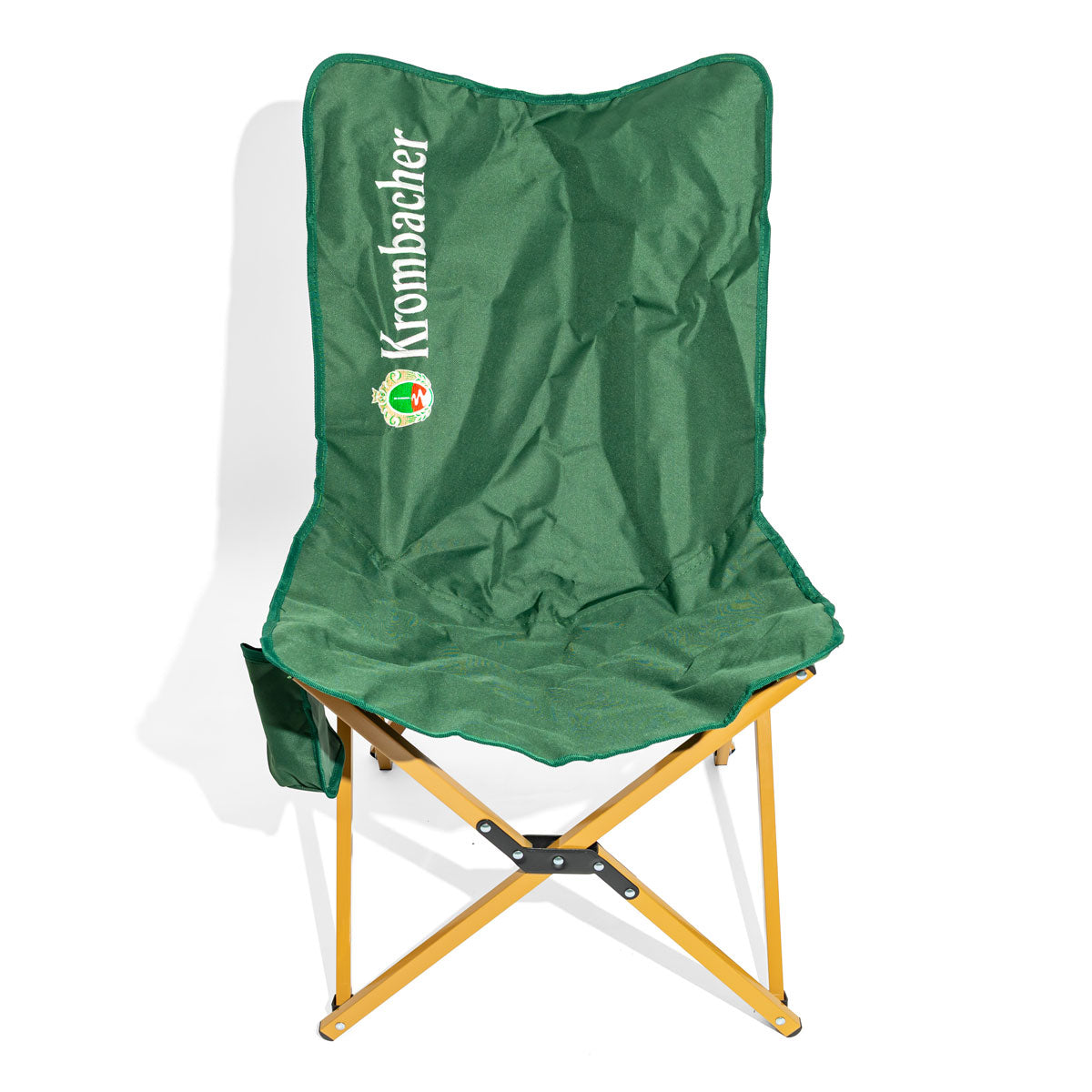 Krombacher Beer Outdoor Camping Chair Angler Chair Foldable Green – View 4
