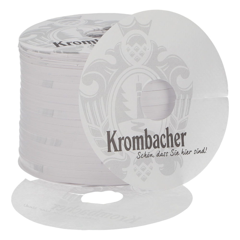 Krombacher Beer Coasters, Paper Drop Cloths, New, White, Beer Coasters