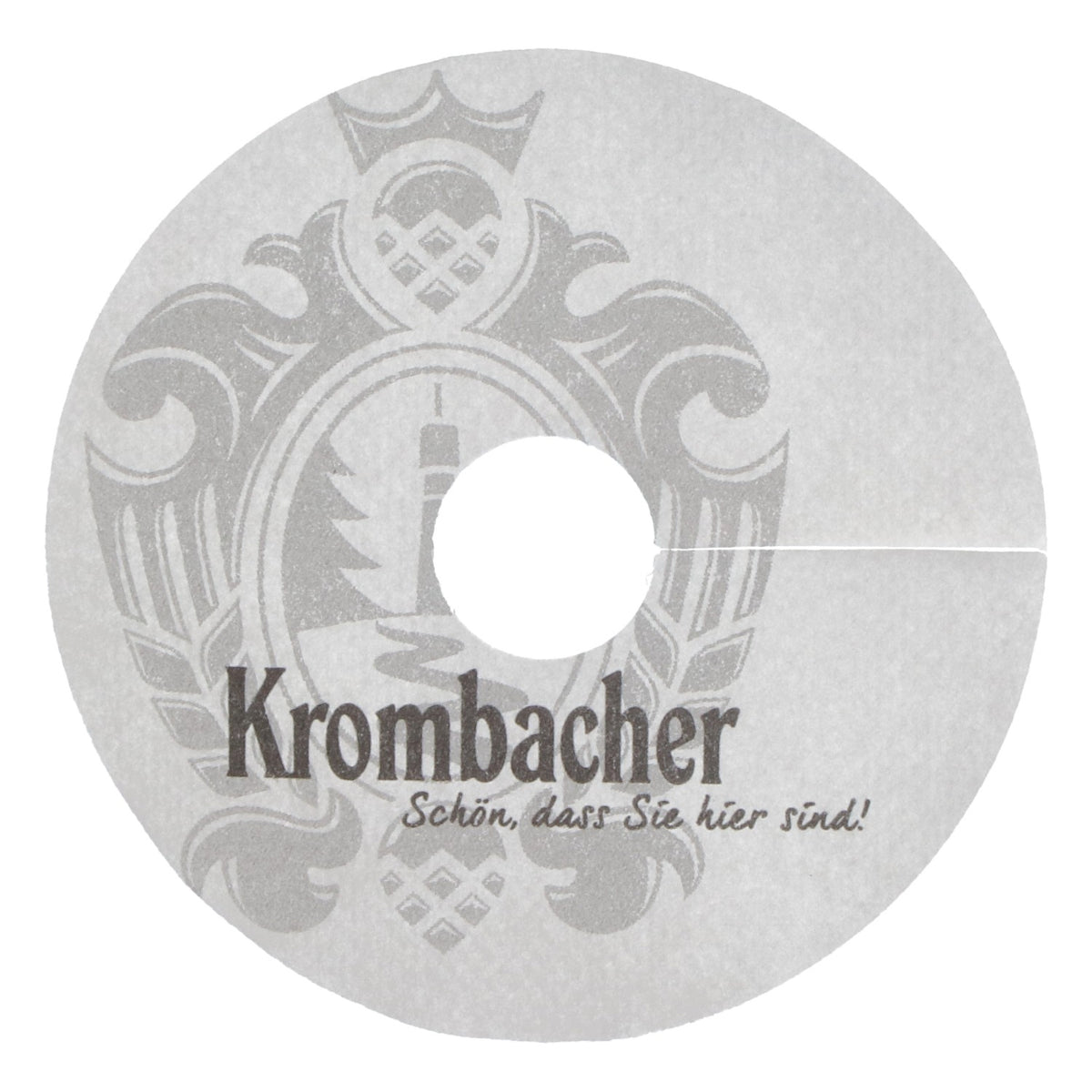 Krombacher Beer Coasters, Paper Drop Cloths, New, White, Beer Coasters – View 3