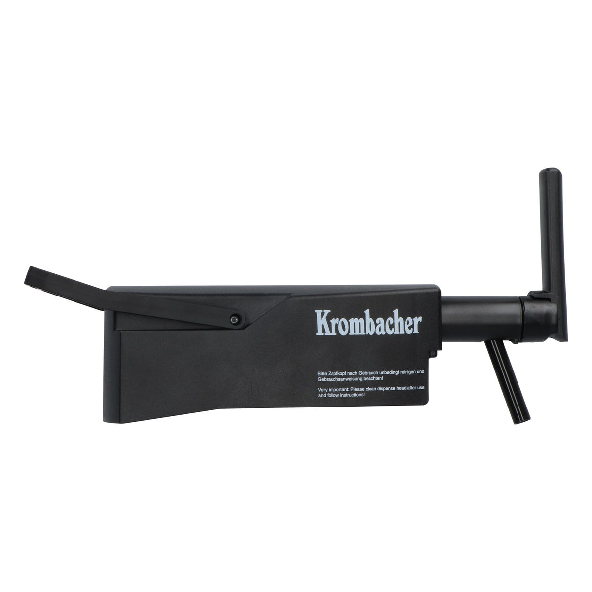 Krombacher Beer Dispenser Head for 11-Liter Fresh Keg, 1.5 bar, Micro Matic, Black – View 3