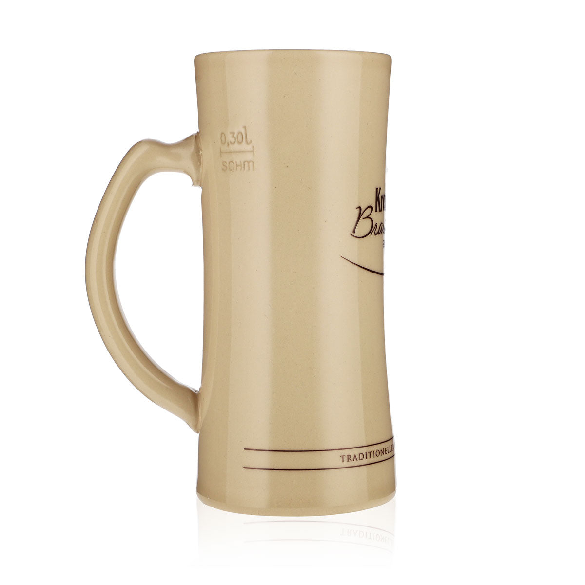 Krombacher beer glass Glasses Clay jug / Stoneware mug "Brautradition" 0.3 l – View 3
