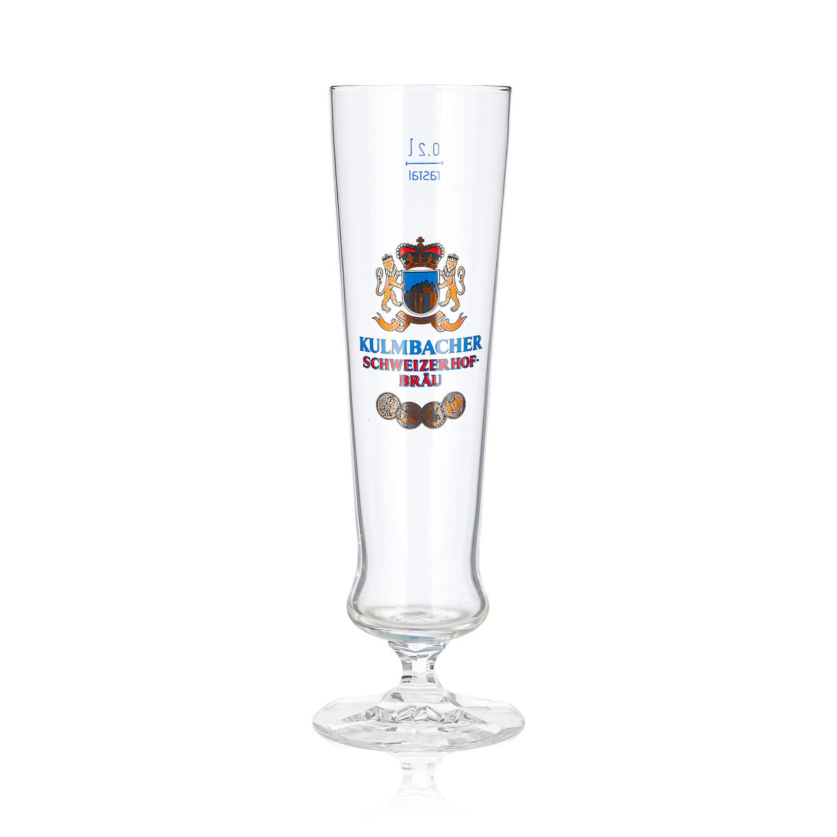 Kulmbacher Reichelbräu Beer Glass, 0.2 L, "Schweizer Hofbräu" Tank Top – View 2
