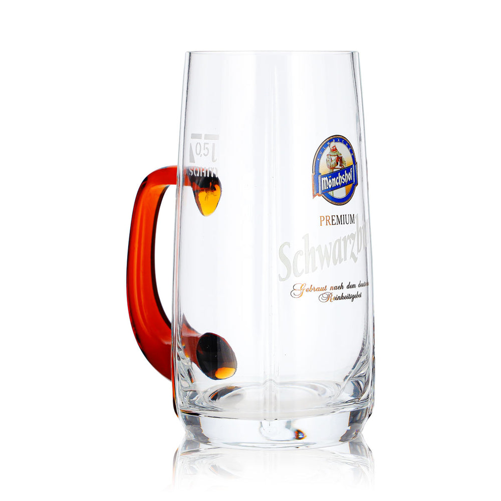 Kulmbacher Reichelbräu Beer Glass, 0.5 L, Mönchshof Premium Schwarzbier Sahm Mug