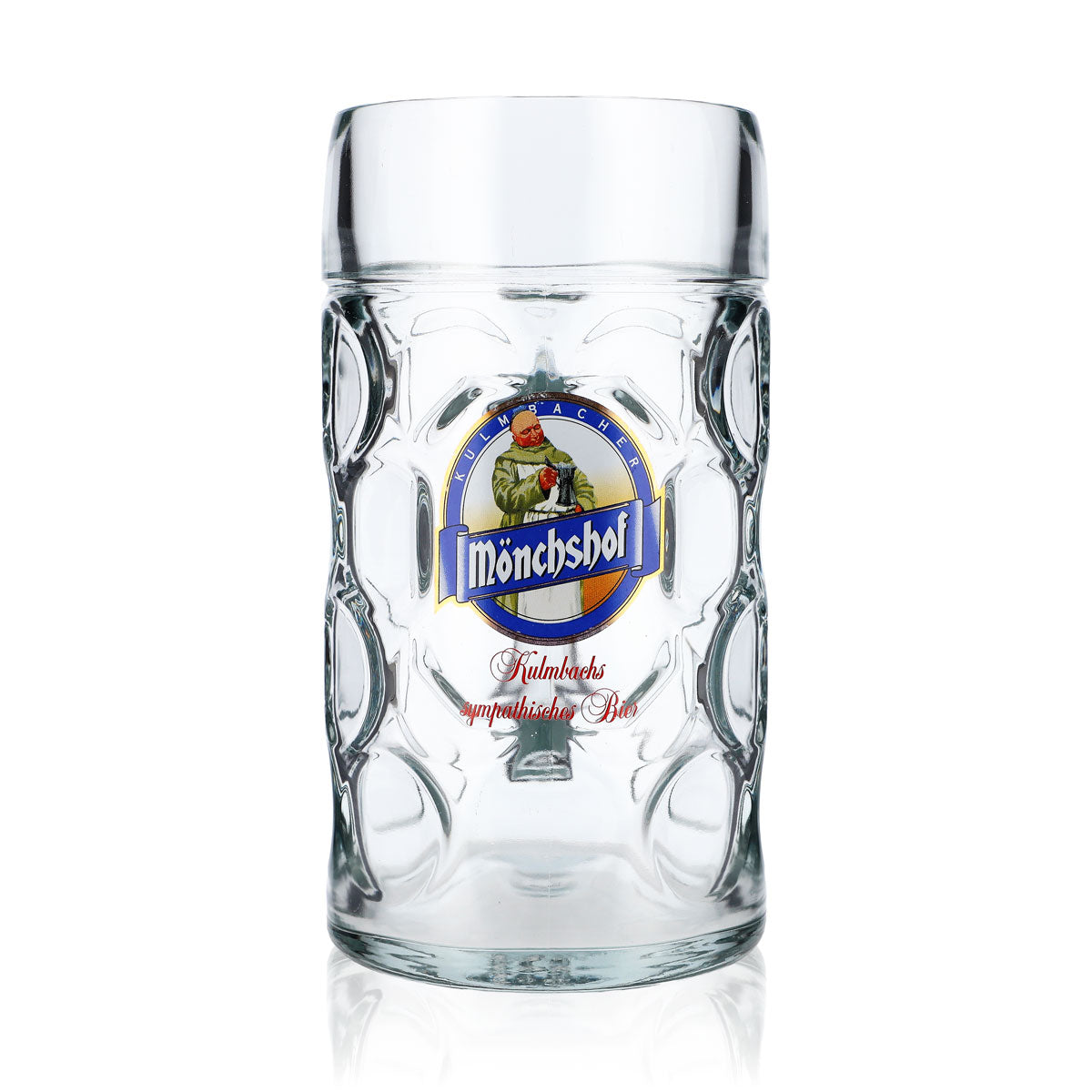 Kulmbacher Reichelbräu Beer Glass 1l Mug Kulmbach's pleasant beer