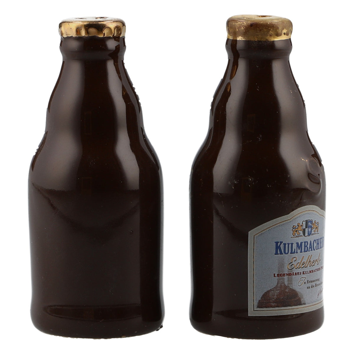 Kulmbacher Reichelbräu Beer Salt and Pepper Shaker Set in Bottle Shape with Stand – View 5