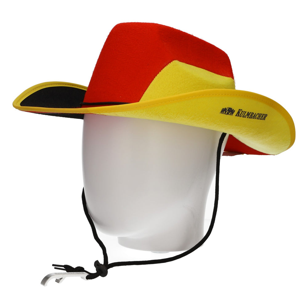 Kulmbacher Reichelbräu Germany Hat Cowboy Hat with Bottle Opener World Cup European Championship