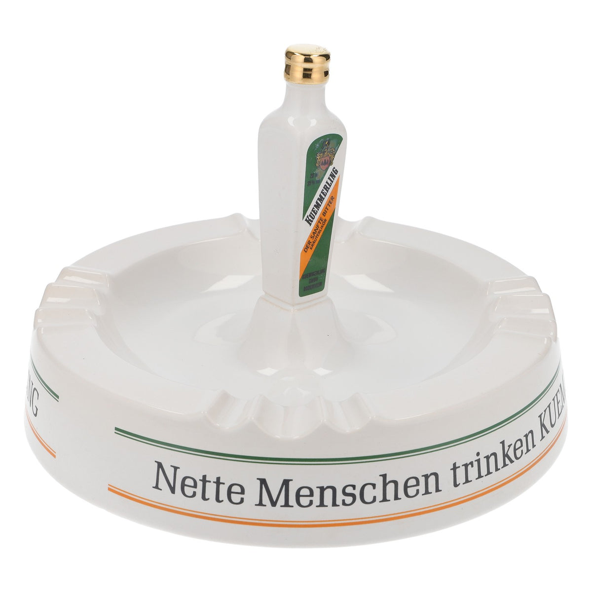 Kümmerling Porcelain Ashtray Bottle Regulars' Table "Nice People..." – View 2