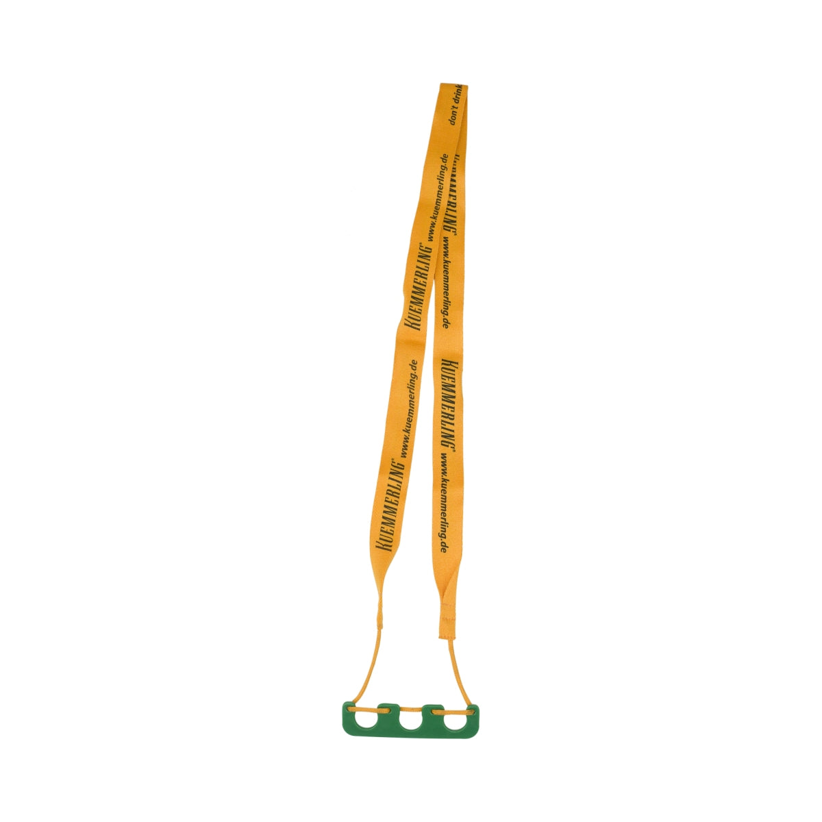 Kümmerling liqueur lanyard orange/green holder for 3 bottles, can be worn around the neck – View 2