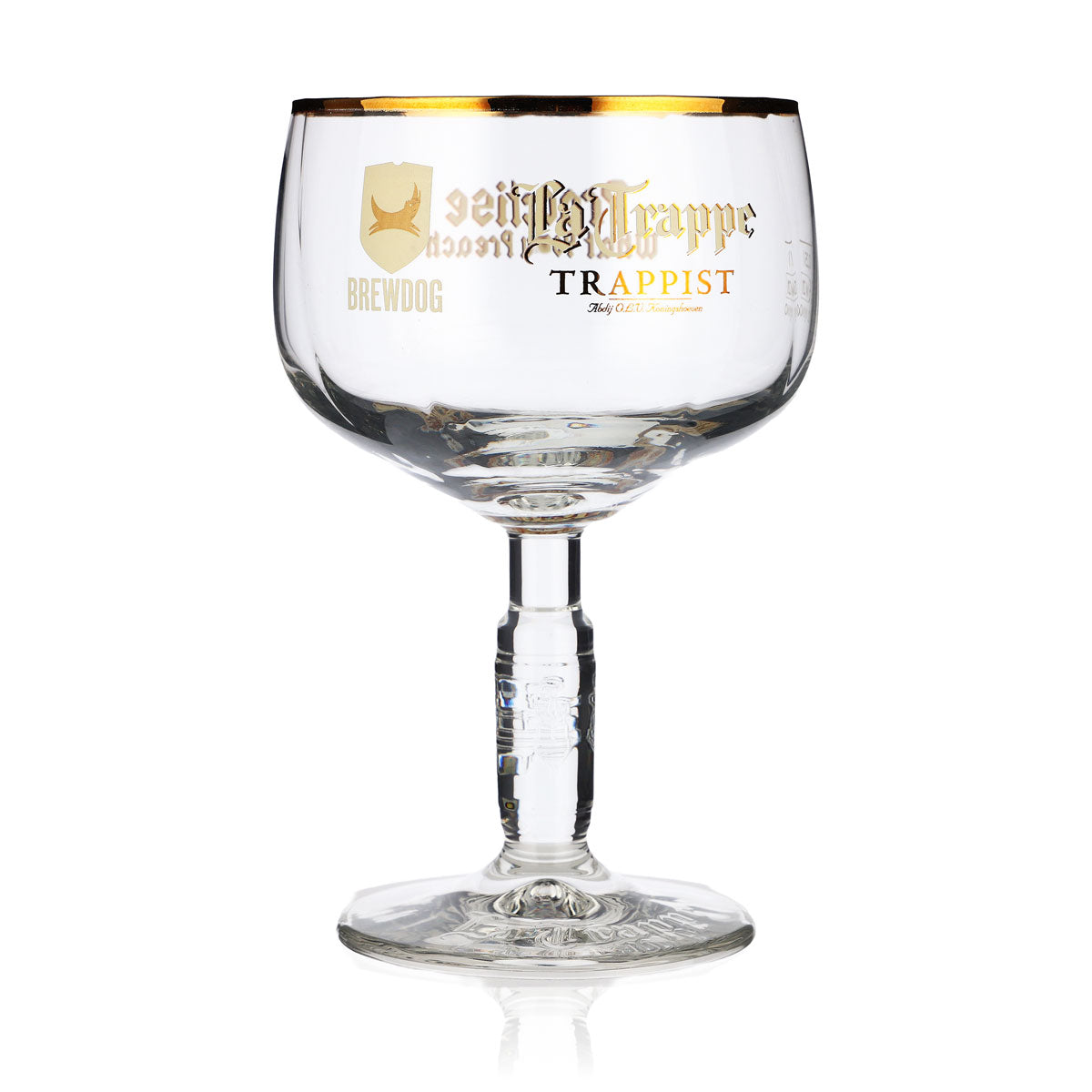 La Trappe Beer Glass 0.25l Goblet Beer Glasses Collaboration with BPWXP Goldrim