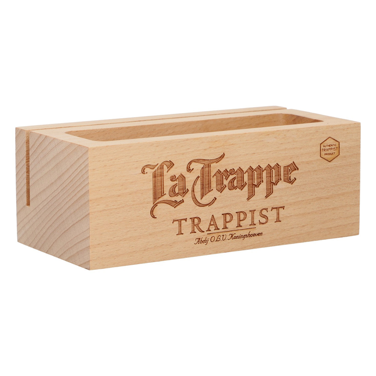 La Trappe Beer Table Display Card Holder Price Board Real Wood