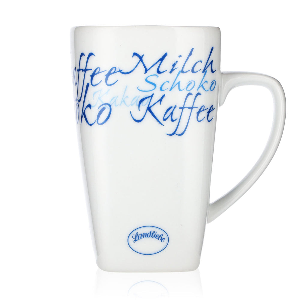 Landliebe Milk Glass Ceramic 0.35 L White Coffee Mug