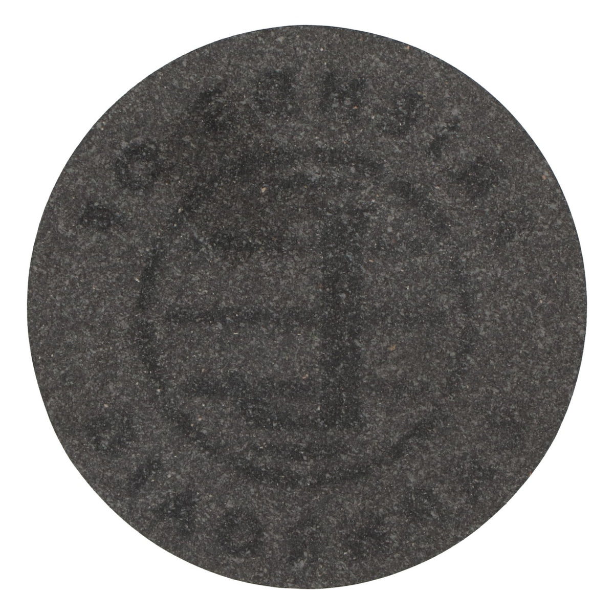 Laphroaig Whiskey Glass Coaster Relief Leather Black Round  New – View 2