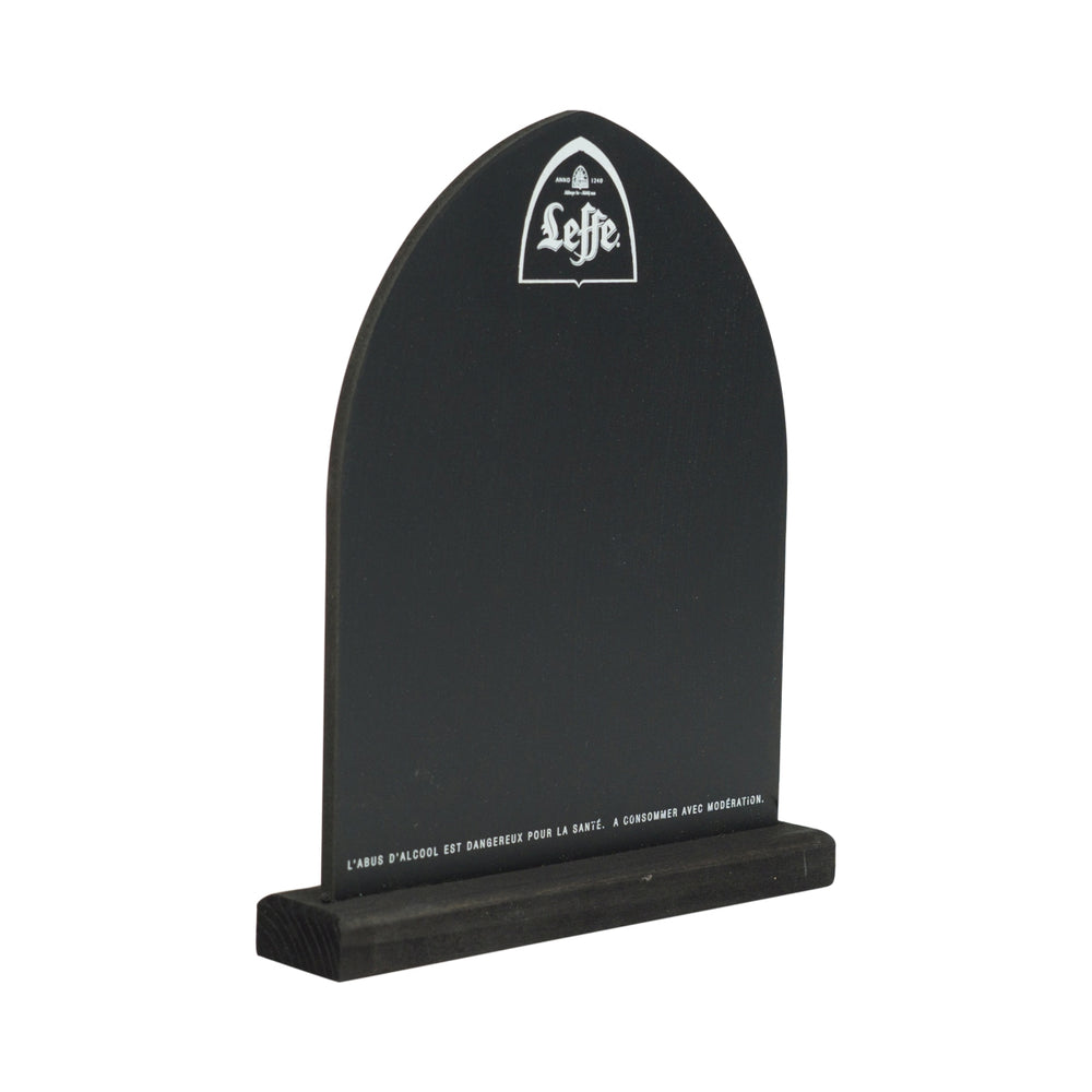 Leffe Beer Chalkboard Table Stand Card Holder Menu Reserved Sign Bar