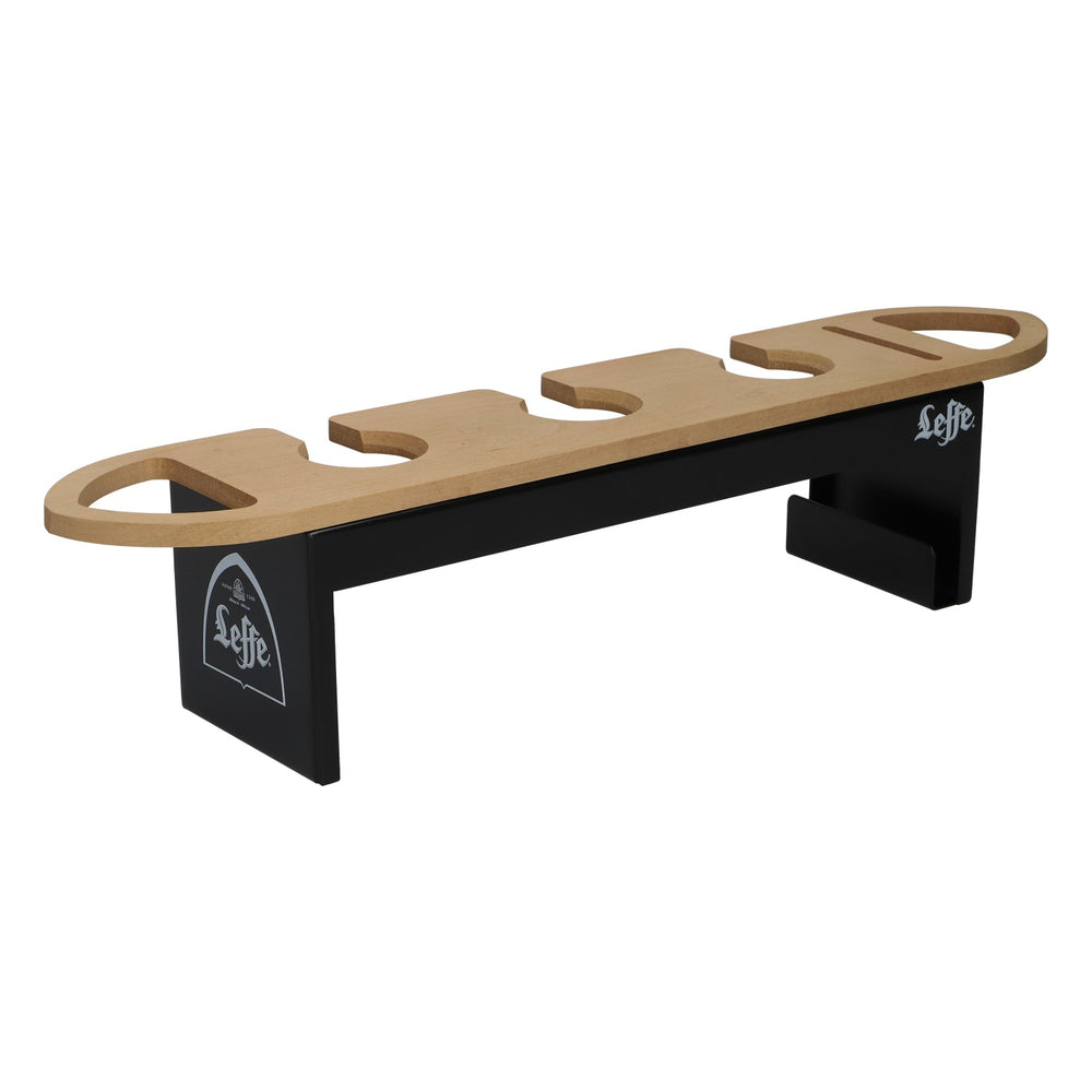 Leffe beer glass holder Glass holder for bars and counters for 3 glasses made of real wood