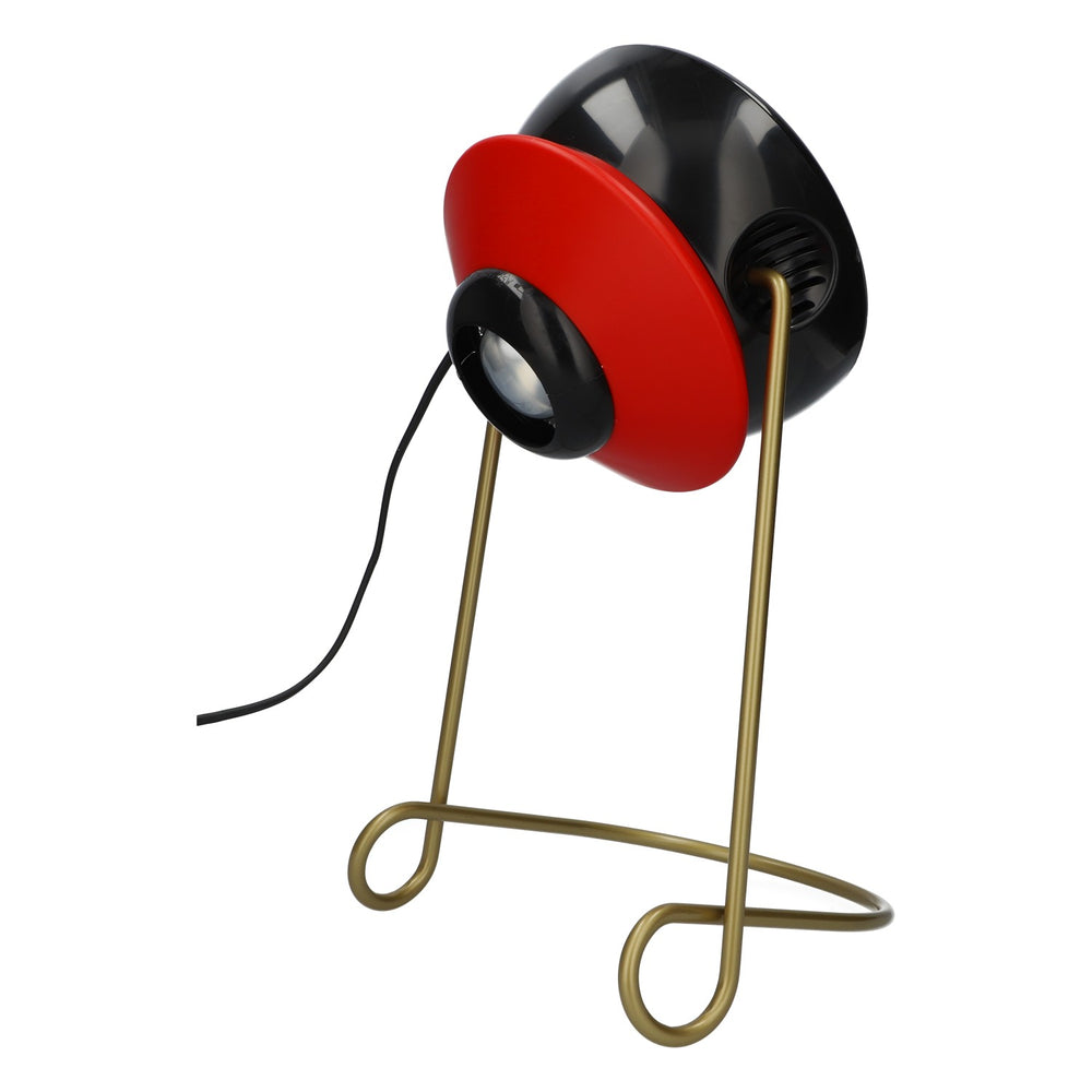 Leikeim Beer Bottle-Shaped Table Lamp, Swivel, Metal Stand, Bar Decor, Collector's Item