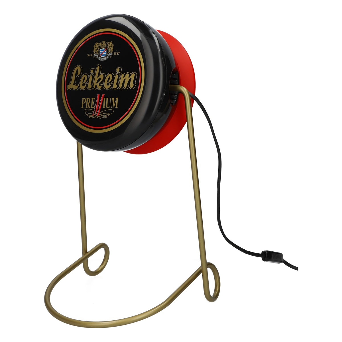 Leikeim Beer Bottle-Shaped Table Lamp, Swivel, Metal Stand, Bar Decor, Collector's Item – View 4
