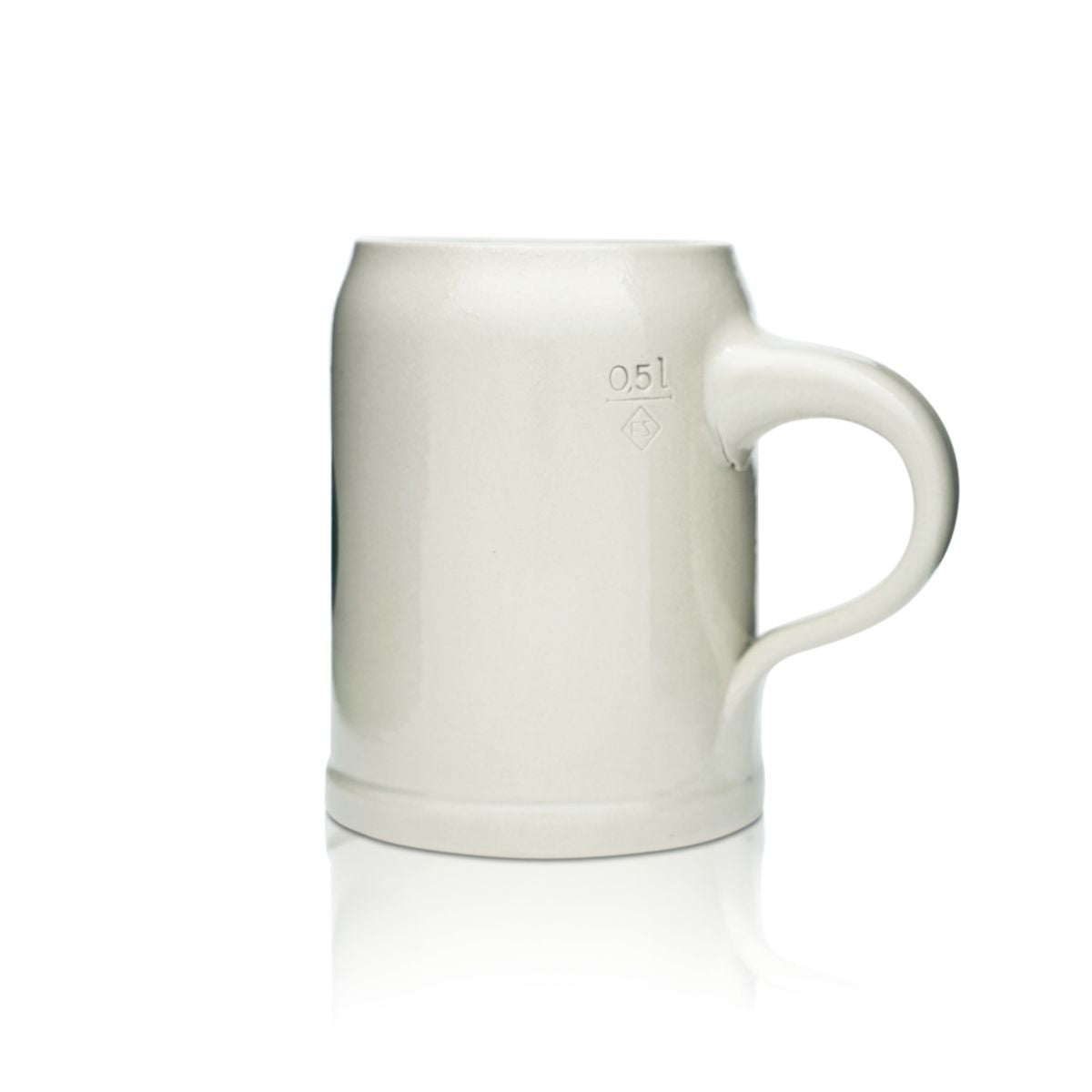 Leikeim beer glass clay mug 0.62l ceramic mug Seidel handle glasses lovers – View 2