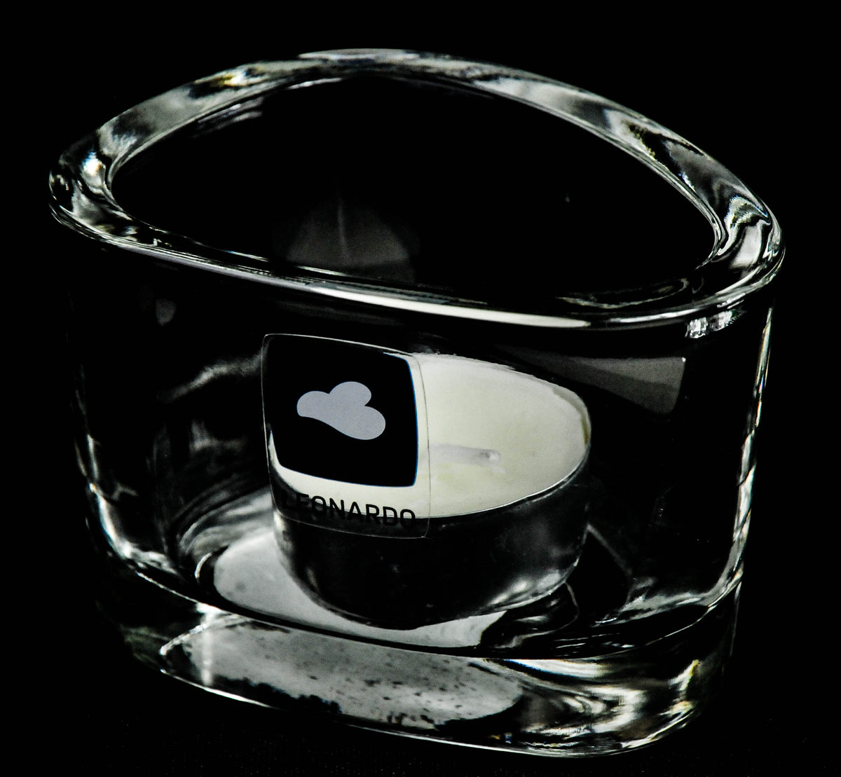 Leonardo Windlicht Tealight Candle Holder Patio Light Glass Organic
