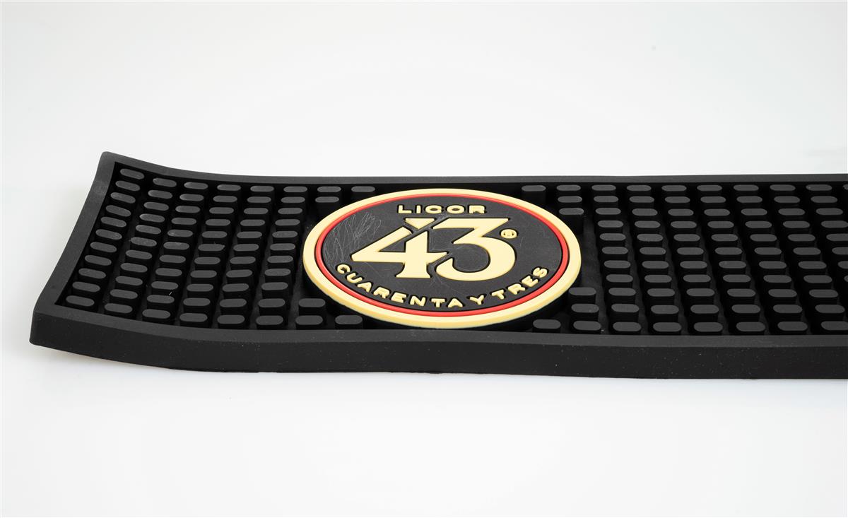 Liqueur43 Liqueur Bar Mat Drip Mat Bar Accessories Black 59 x 9 x 1 – View 2