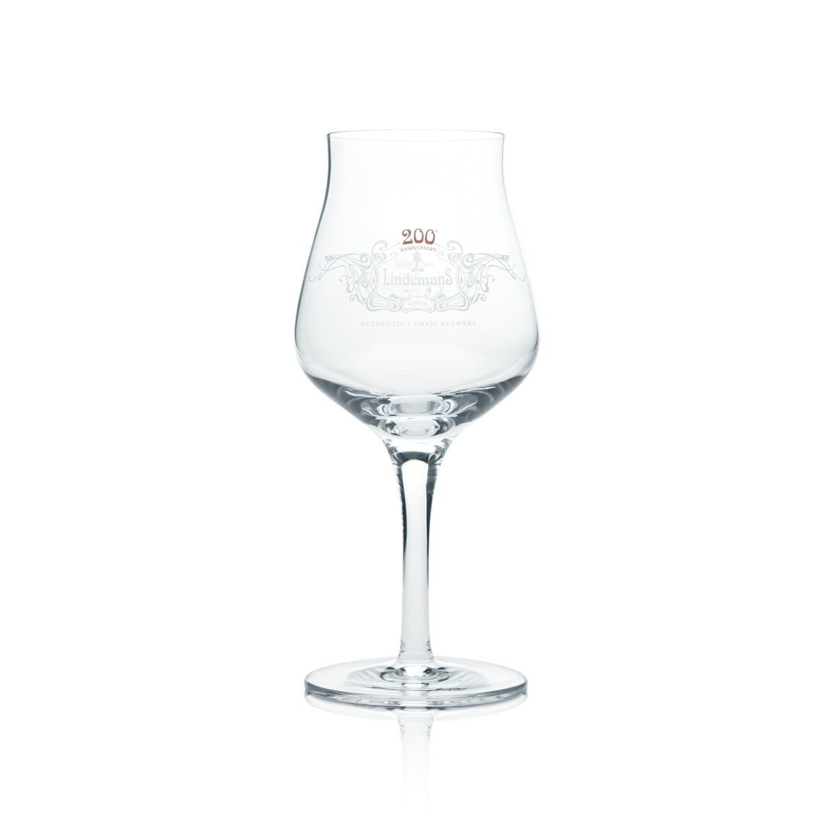 6x Lindemans Beer Glass 0.25l Goblet Tulip Glasses Belgium Craft Beer Half Pint – View 2